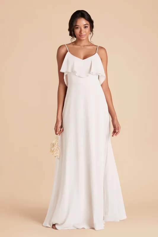 Jane Chiffon Dress - White sold by Birdy Grey