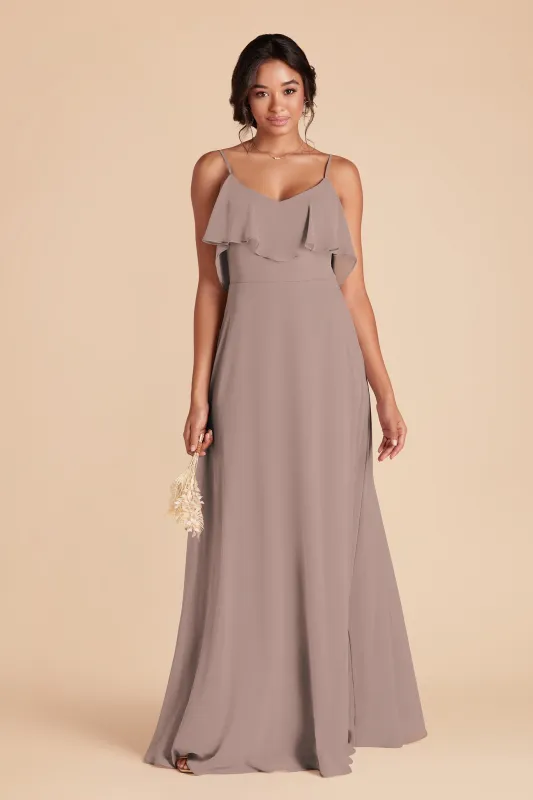 Jane Chiffon Dress - Toffee sold by Birdy Grey