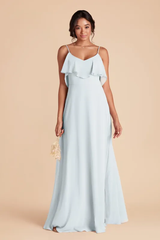 Jane Chiffon Dress - Mist Blue sold by Birdy Grey