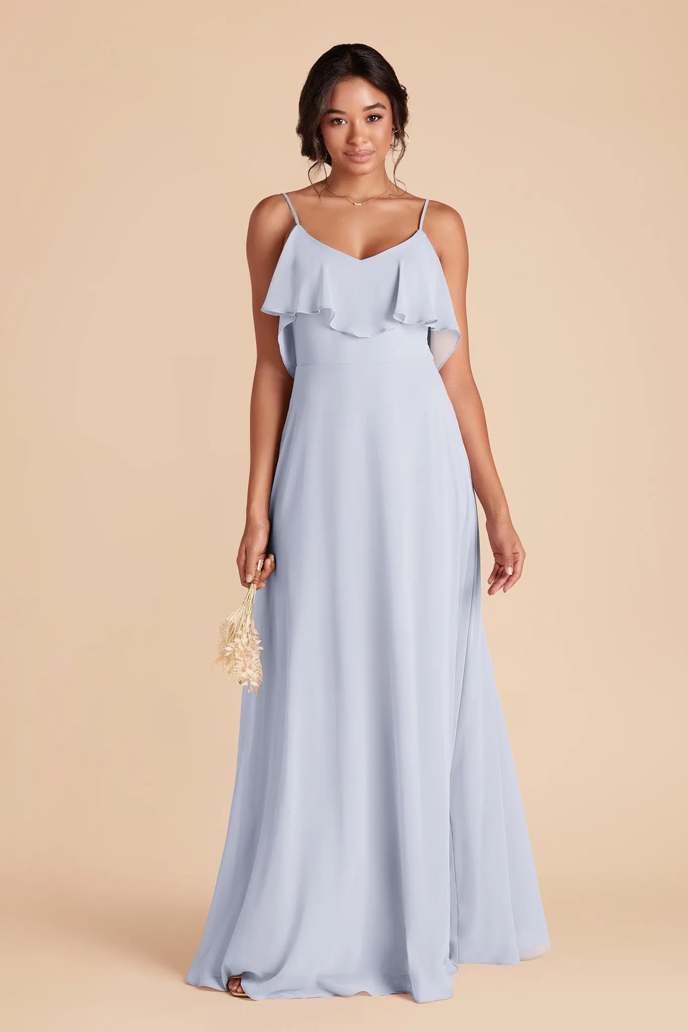 Jane Chiffon Dress - Ice Blue sold by Birdy Grey