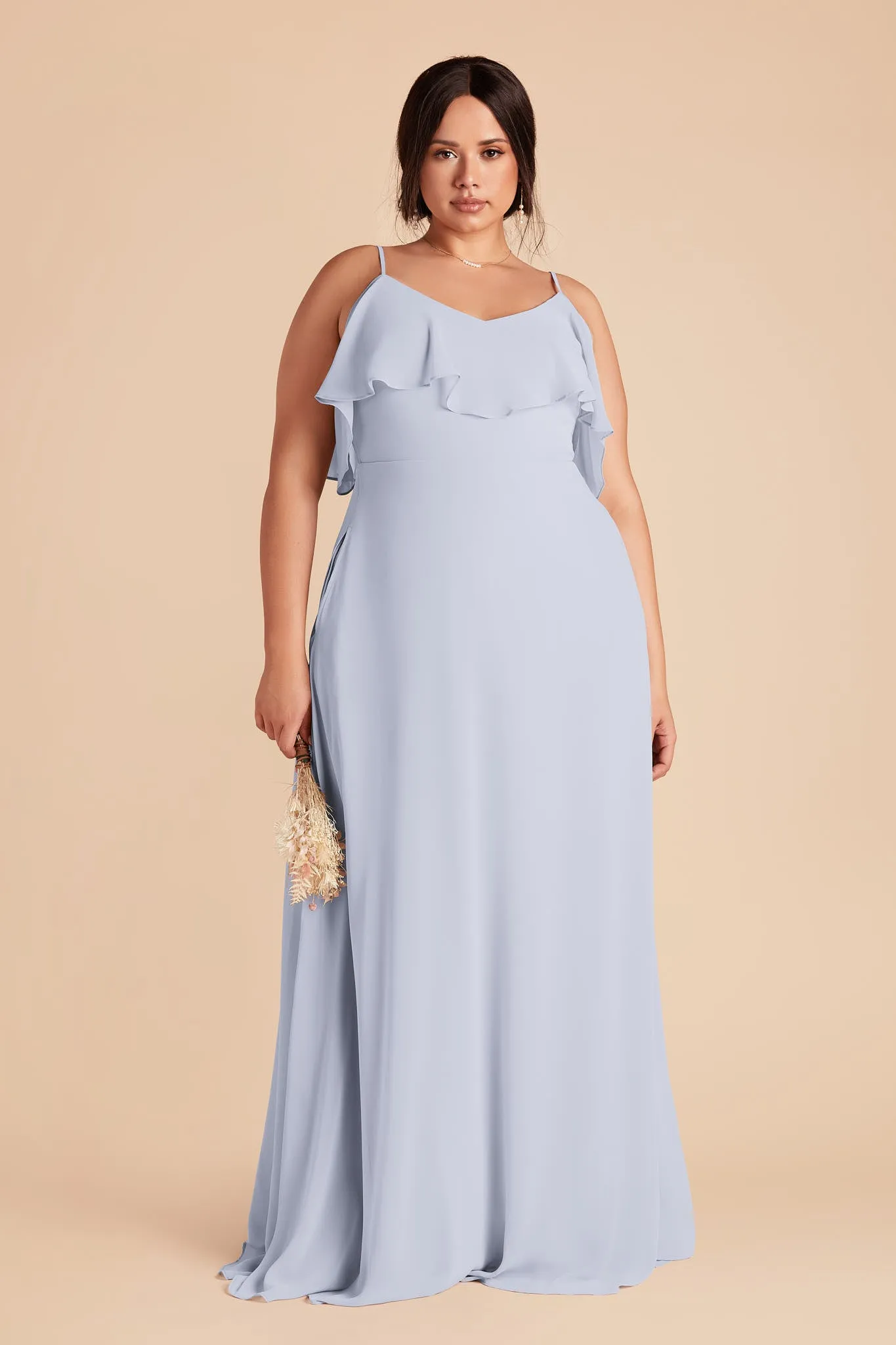 Jane Chiffon Dress - Ice Blue sold by Birdy Grey product image thumbnail 2