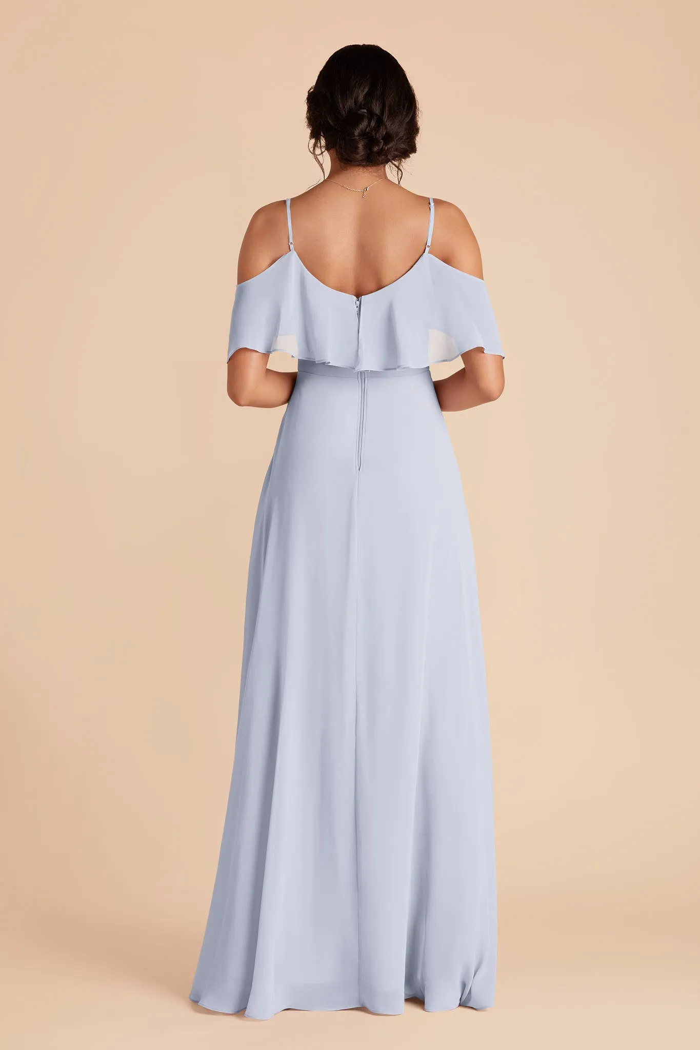 Jane Chiffon Dress - Ice Blue sold by Birdy Grey product image thumbnail 5
