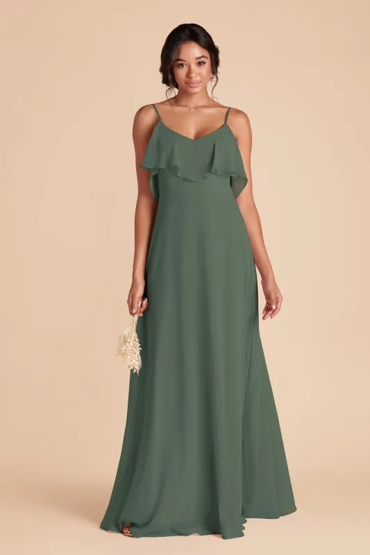 Jane Chiffon Dress - Eucalyptus sold by Birdy Grey