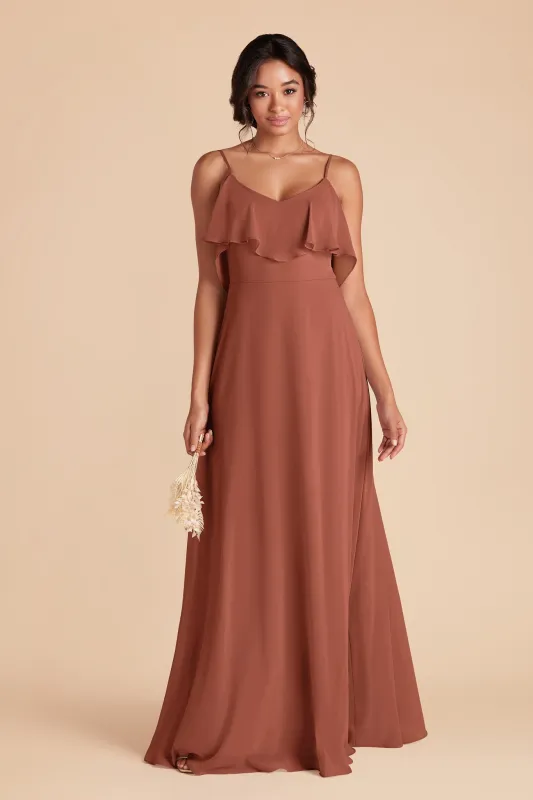 Jane Chiffon Dress - Desert Rose sold by Birdy Grey