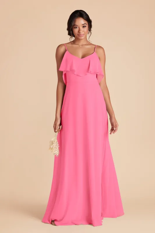 Jane Chiffon Dress - Bon Bon Pink made by Birdy Grey