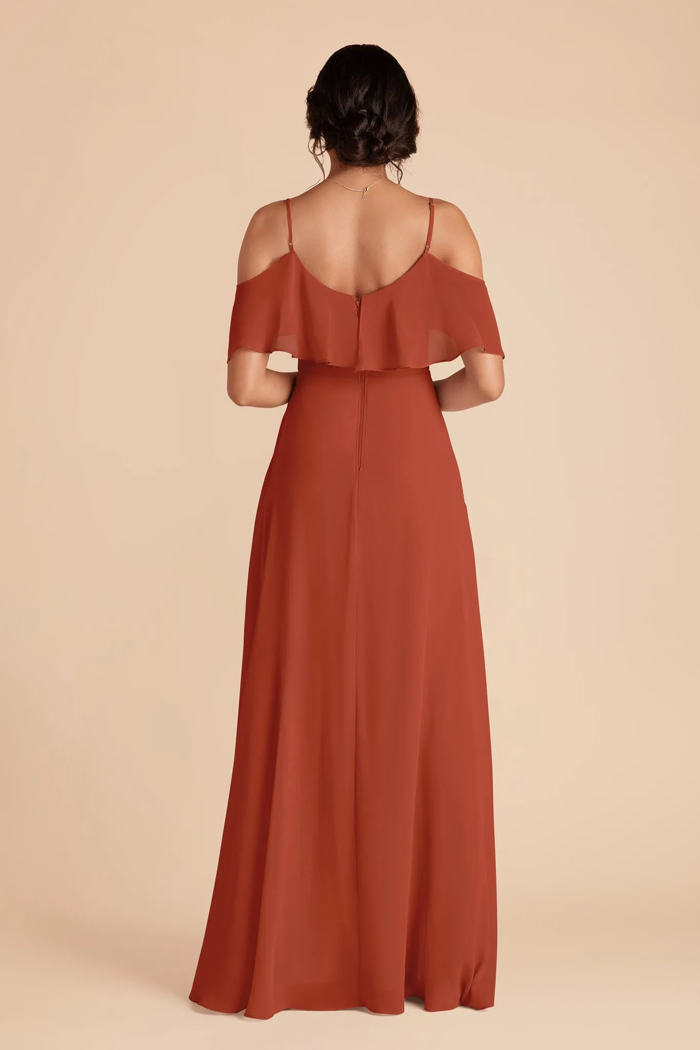 Jane Chiffon Dress - Auburn sold by Birdy Grey product image thumbnail 5