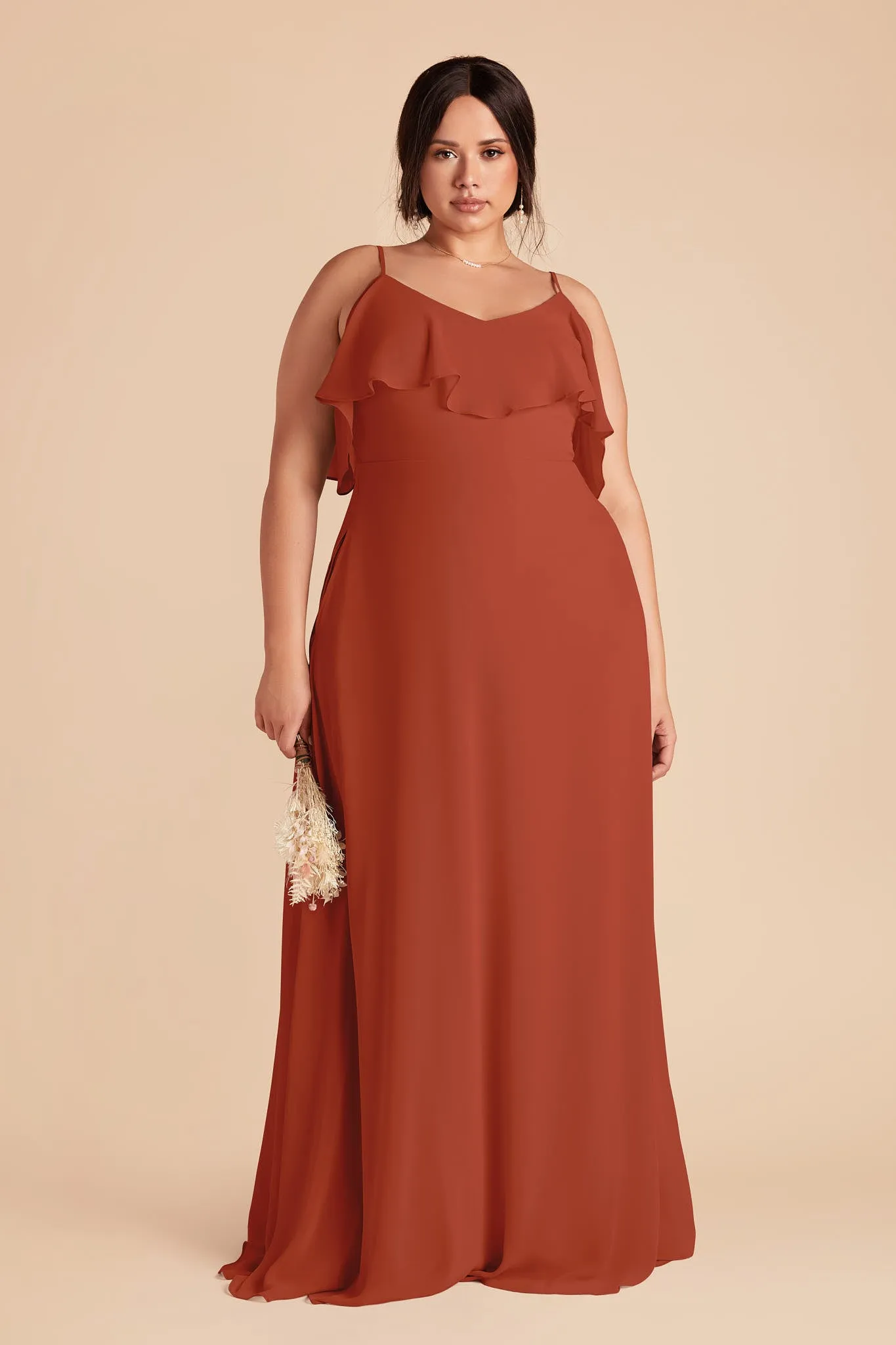 Jane Chiffon Dress - Auburn sold by Birdy Grey product image thumbnail 2