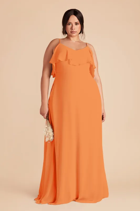 Jane Chiffon Dress - Apricot sold by Birdy Grey