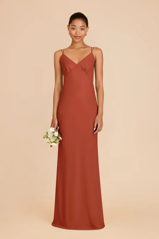 Dasha Chiffon Dress - Auburn sold by Birdy Grey