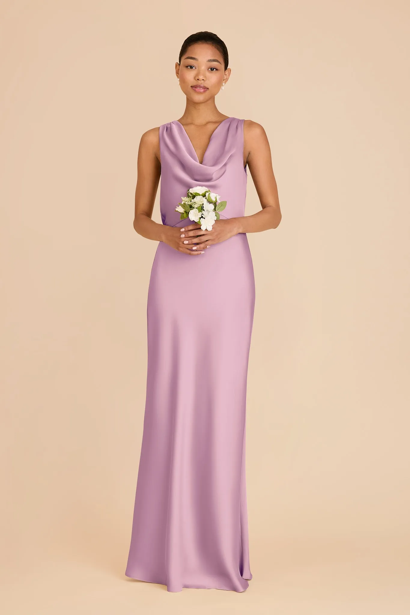 Bonnie Matte Satin Dress - Orchid sold by Birdy Grey product image thumbnail 2