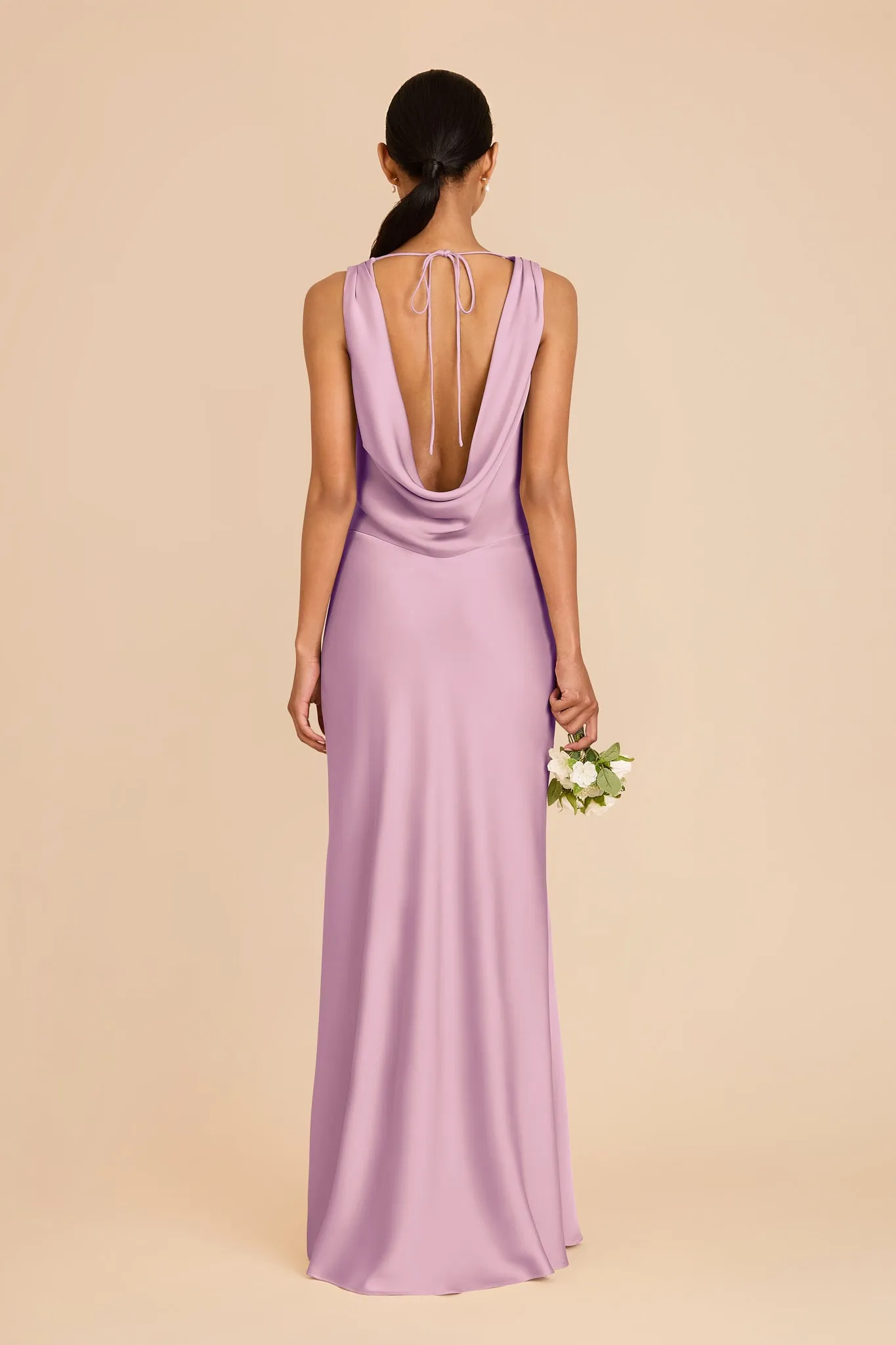 Bonnie Matte Satin Dress - Orchid sold by Birdy Grey product image thumbnail 4