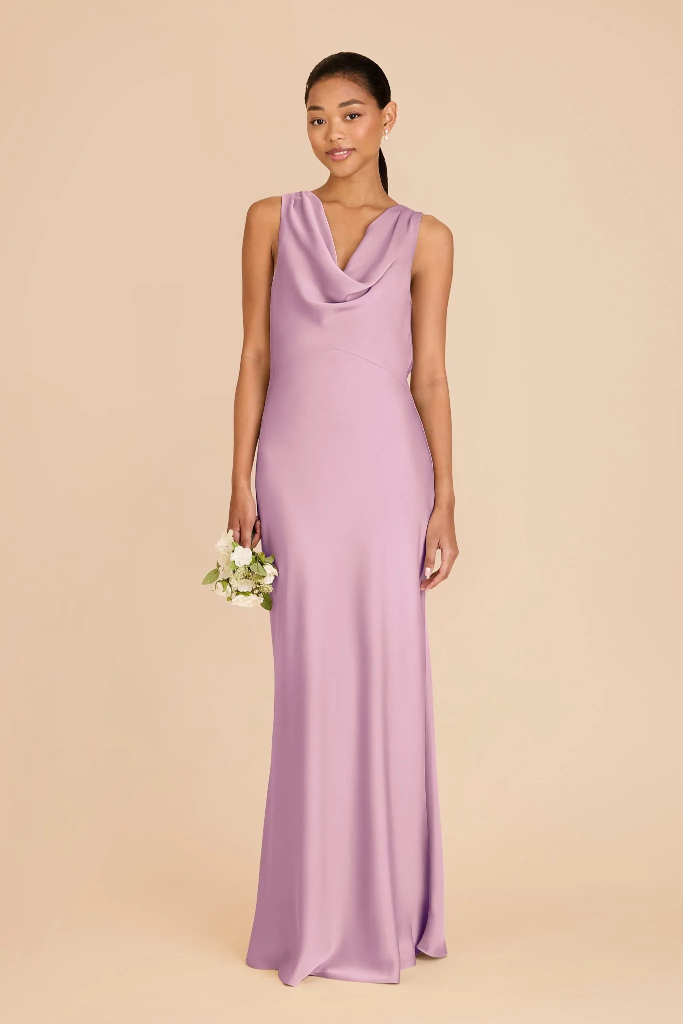 Bonnie Matte Satin Dress - Orchid sold by Birdy Grey product image thumbnail 3