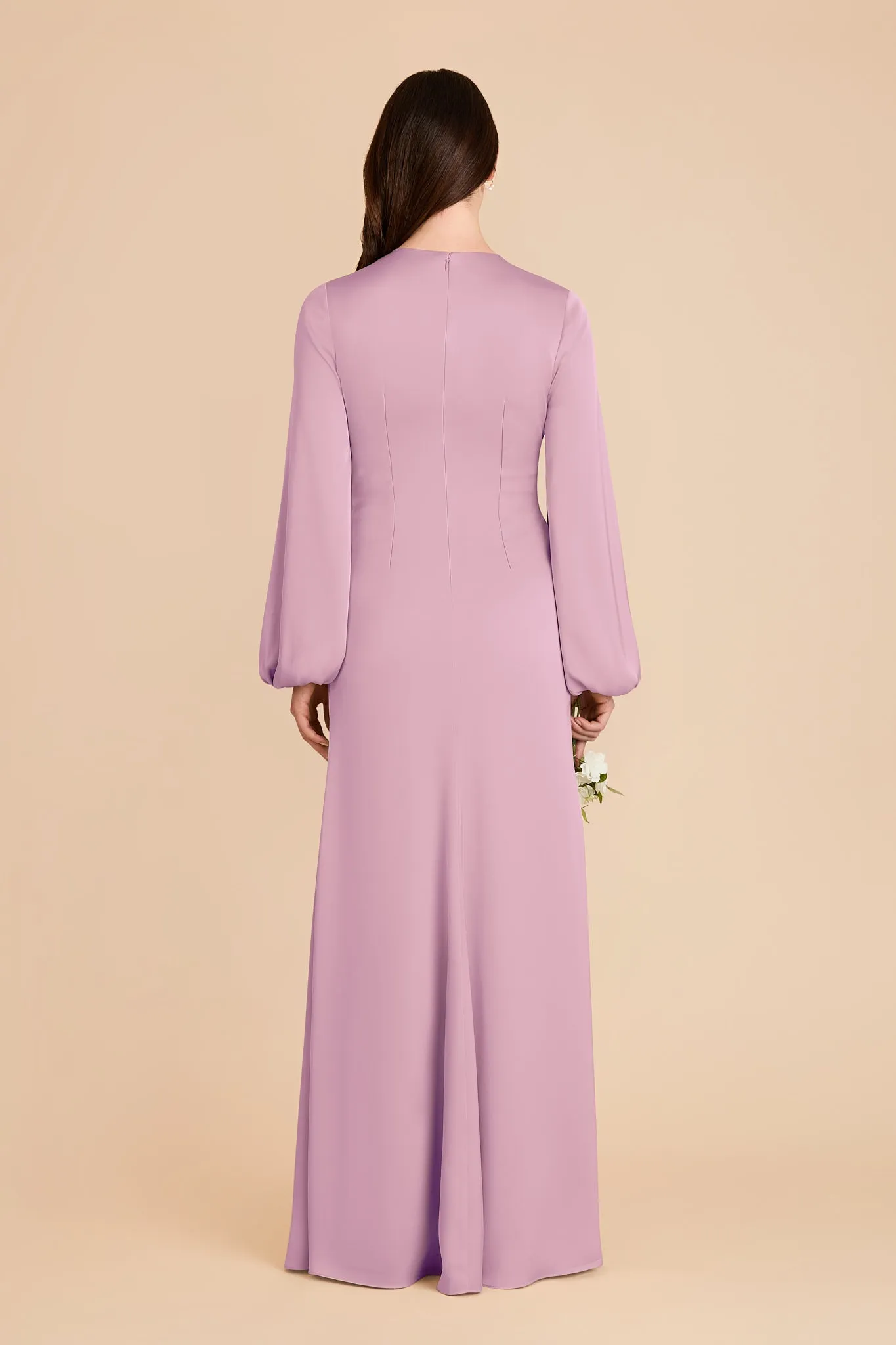 Juniper Matte Satin Dress - Orchid sold by Birdy Grey product image thumbnail 5