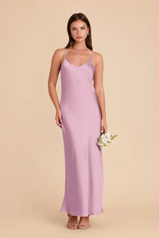 Alice Matte Satin Dress - Orchid sold by Birdy Grey