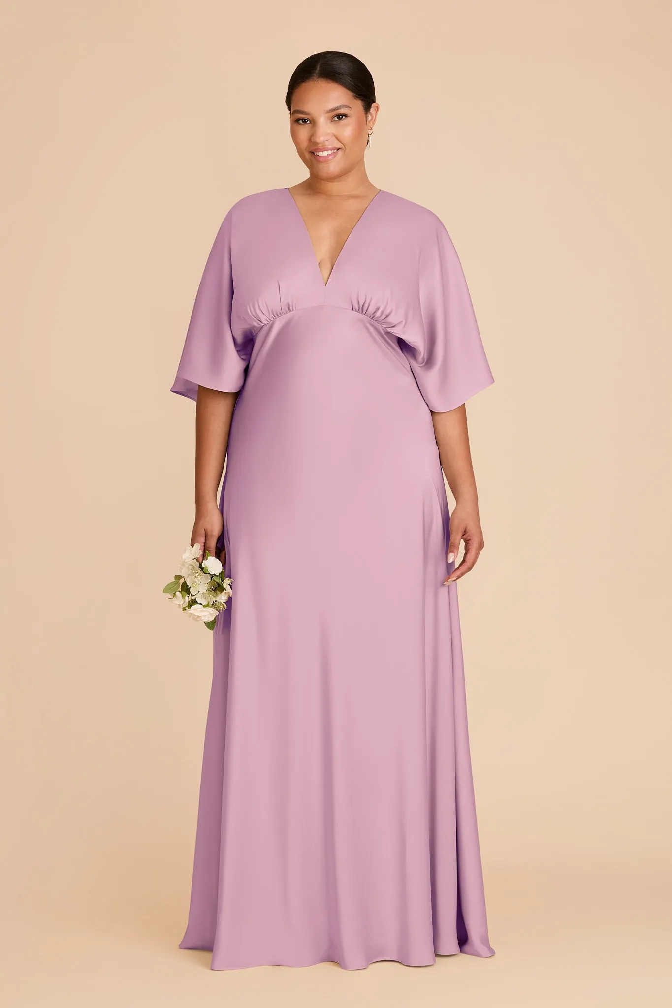 Shyla Matte Satin Dress - Orchid sold by Birdy Grey product image thumbnail 2