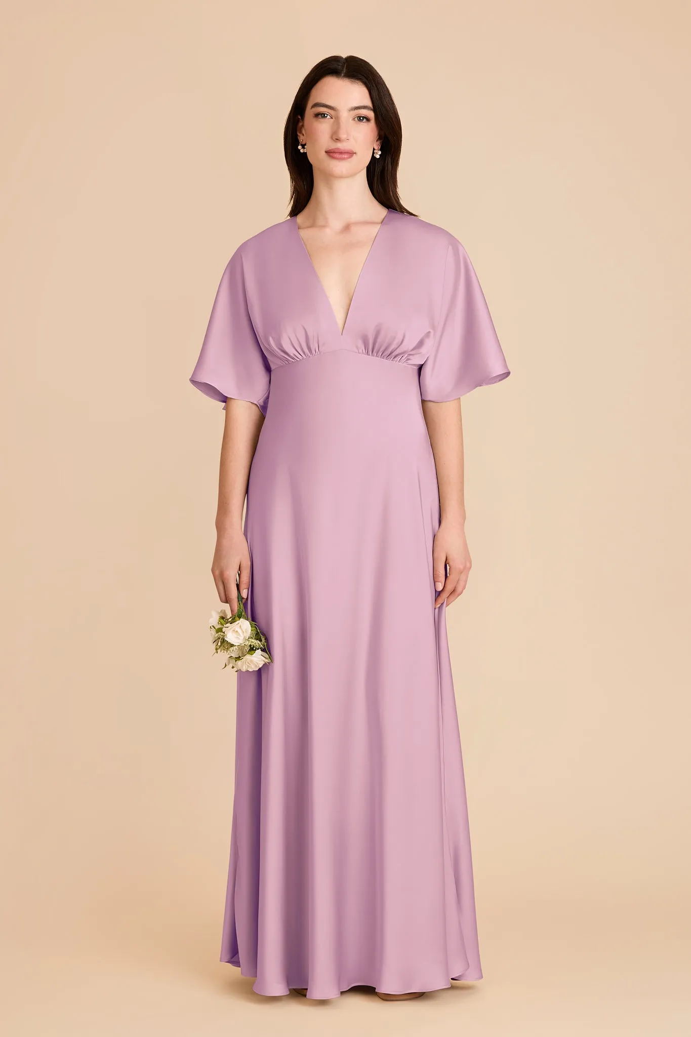 Shyla Matte Satin Dress - Orchid sold by Birdy Grey