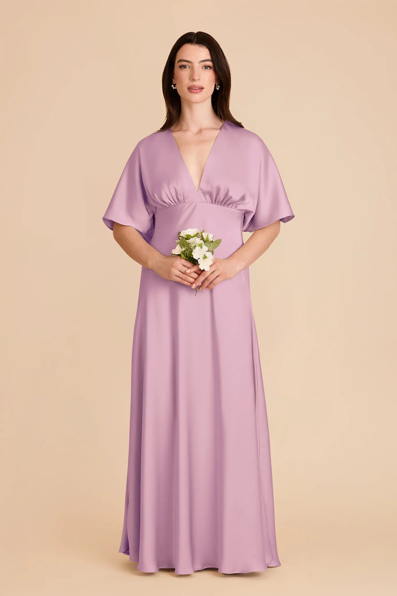 Shyla Matte Satin Dress - Orchid sold by Birdy Grey product image thumbnail 3
