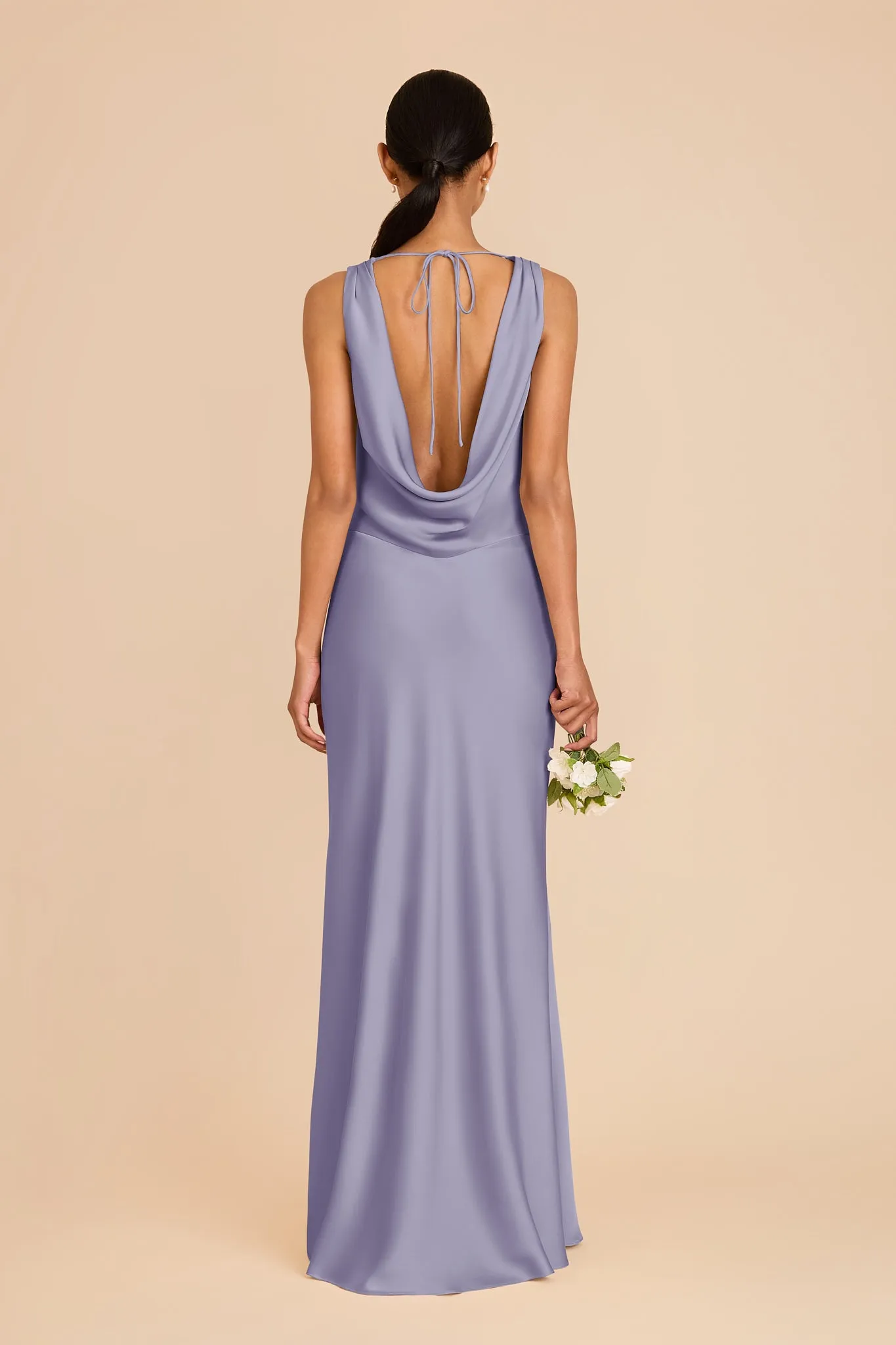 Bonnie Matte Satin Dress - Wisteria sold by Birdy Grey product image thumbnail 5