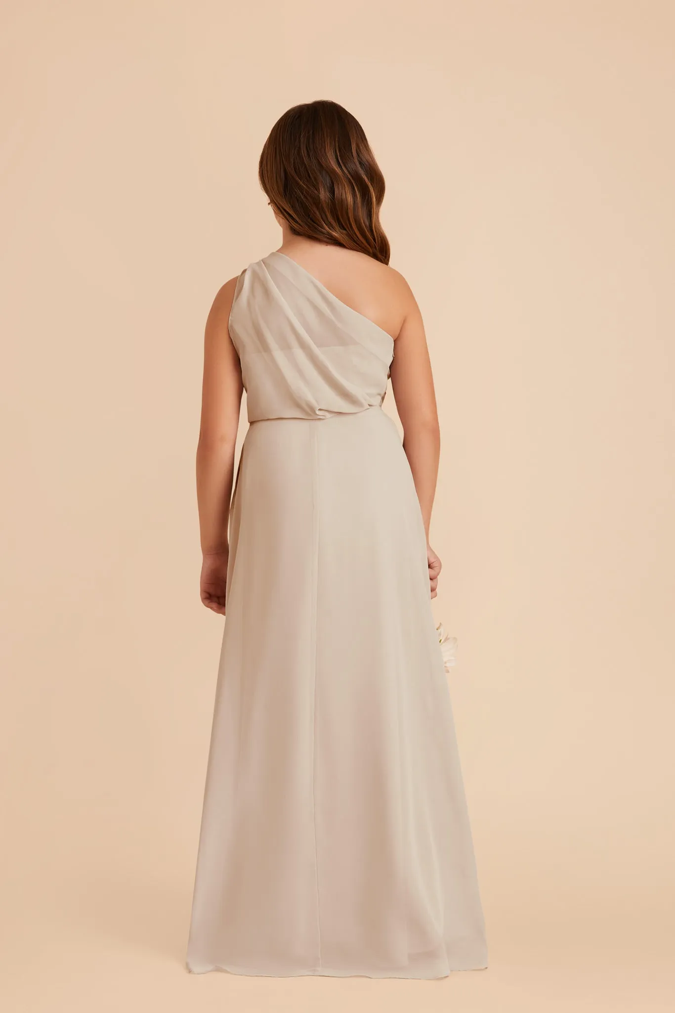 Kiara Junior Chiffon Dress - Neutral Champagne sold by Birdy Grey product image thumbnail 4