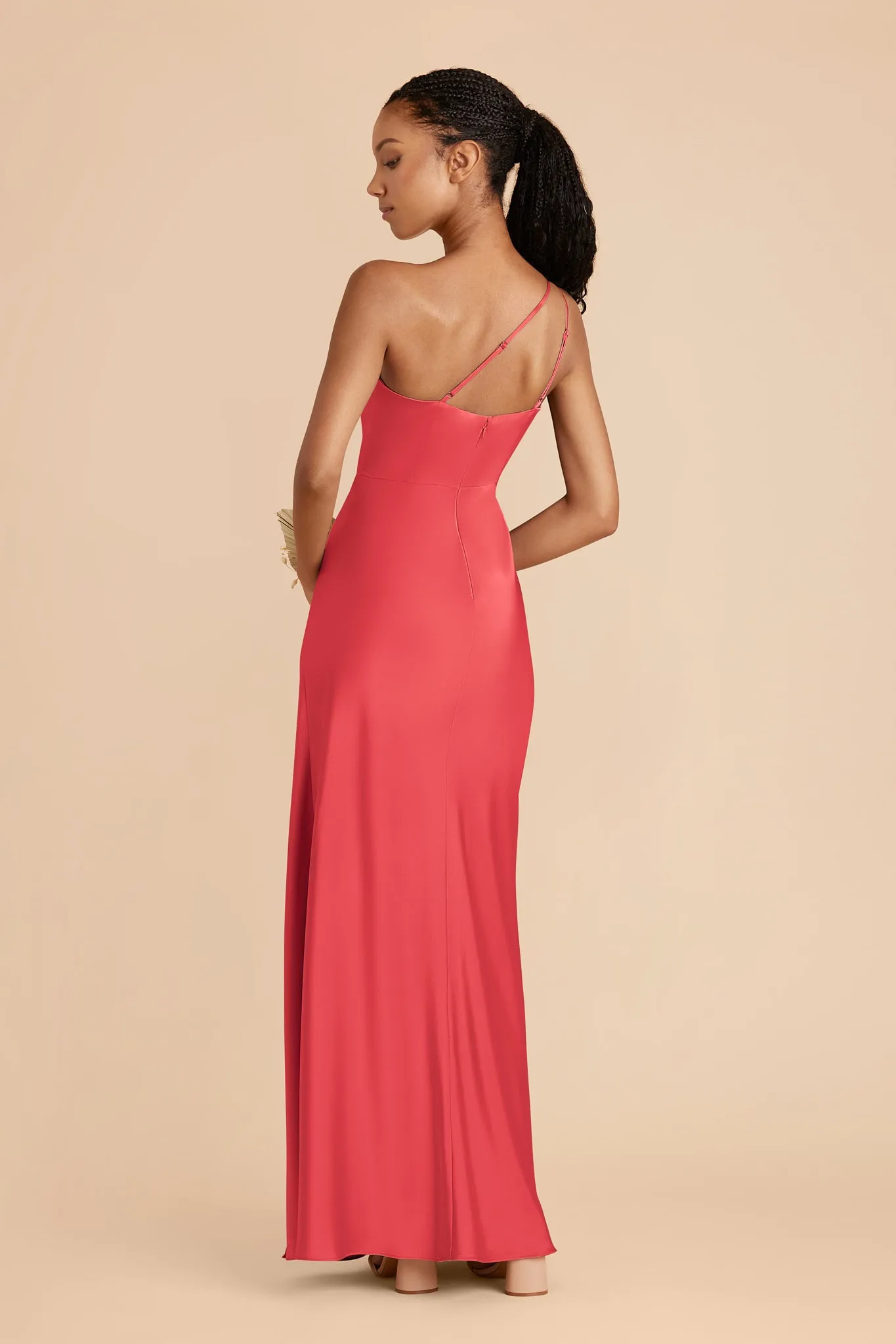 Kensie Matte Satin Dress - Guava sold by Birdy Grey product image thumbnail 3