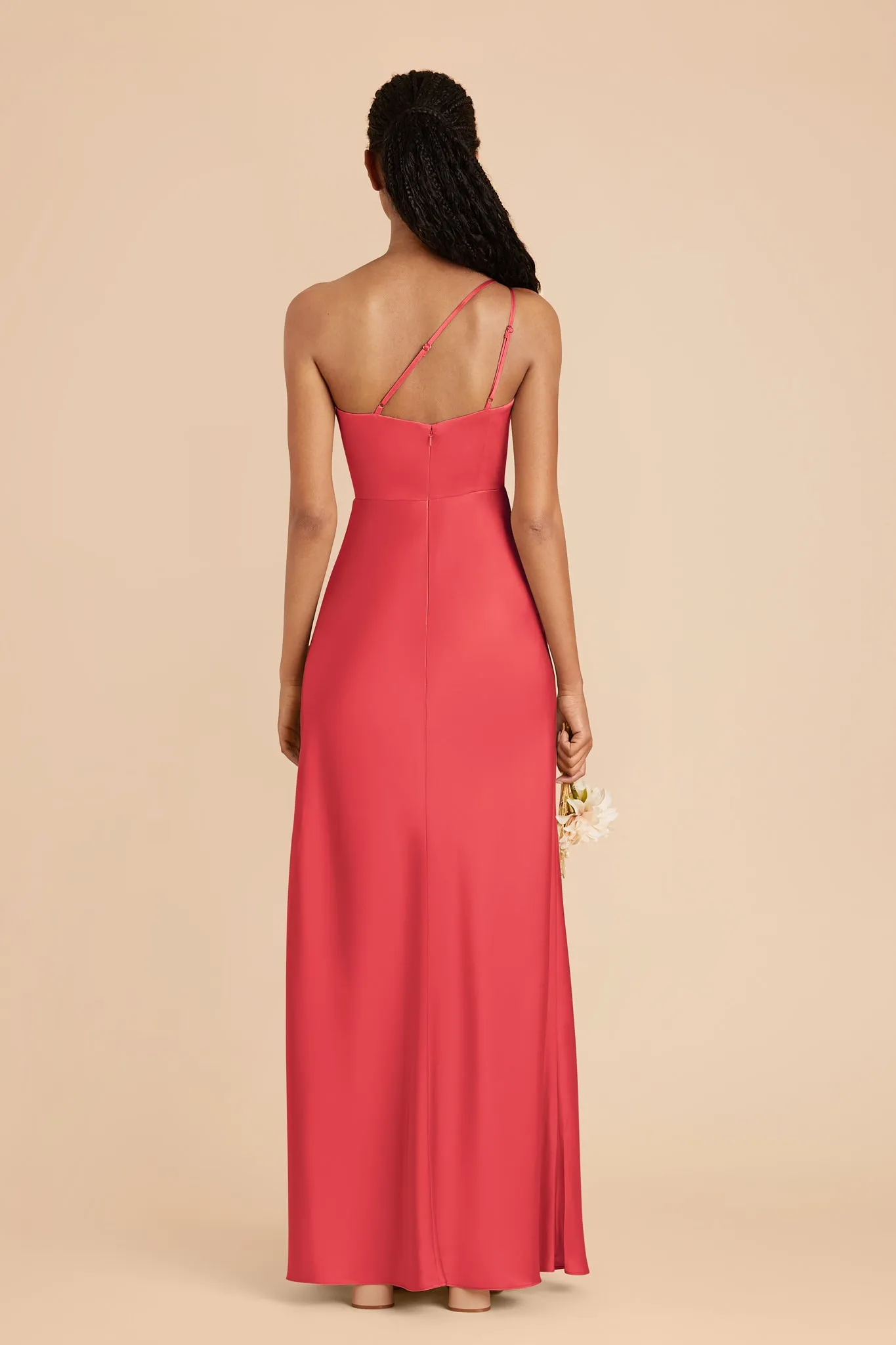 Kensie Matte Satin Dress - Guava sold by Birdy Grey product image thumbnail 4