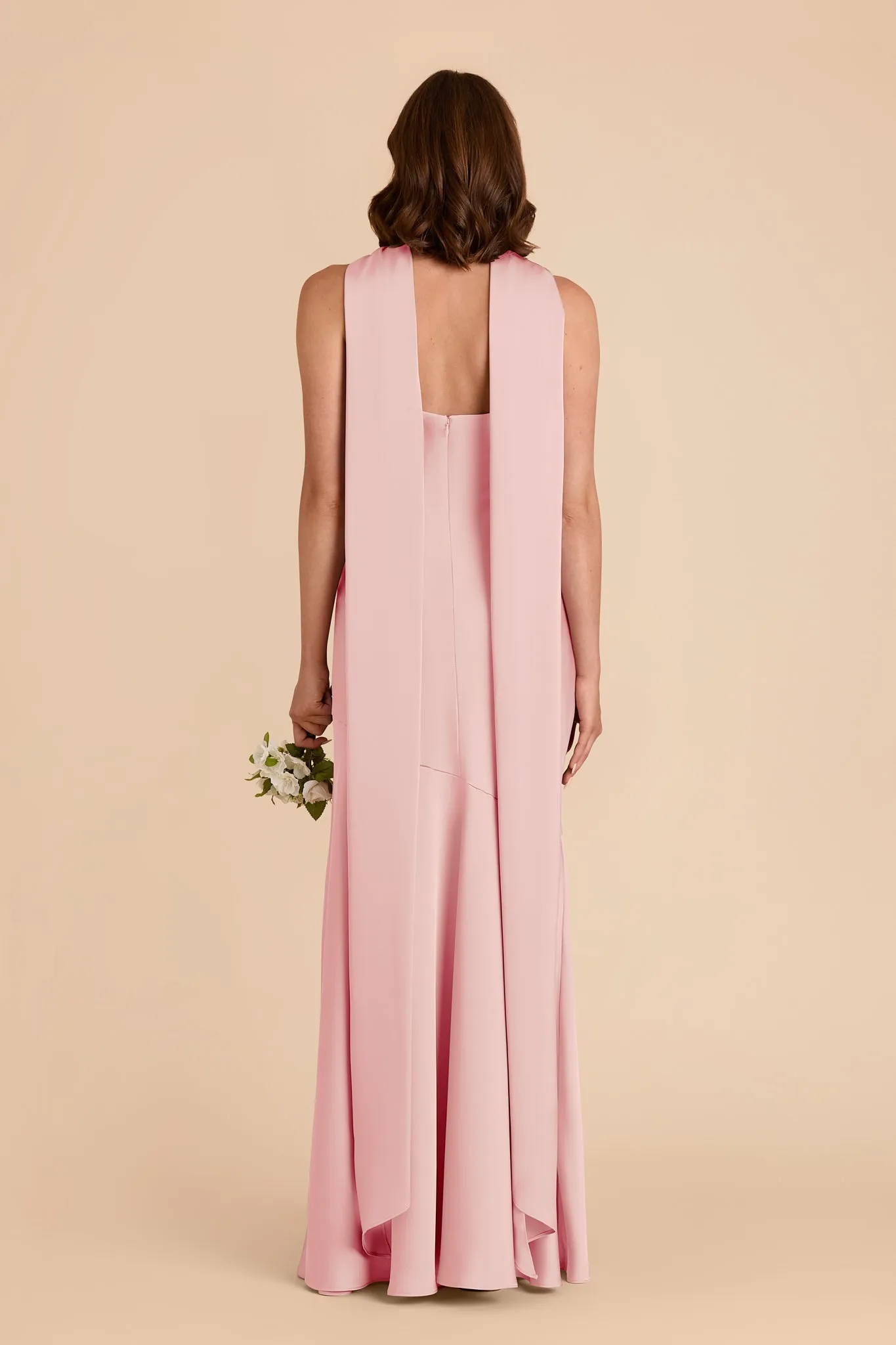 Eileen Matte Satin Dress - Fondant Pink sold by Birdy Grey product image thumbnail 5