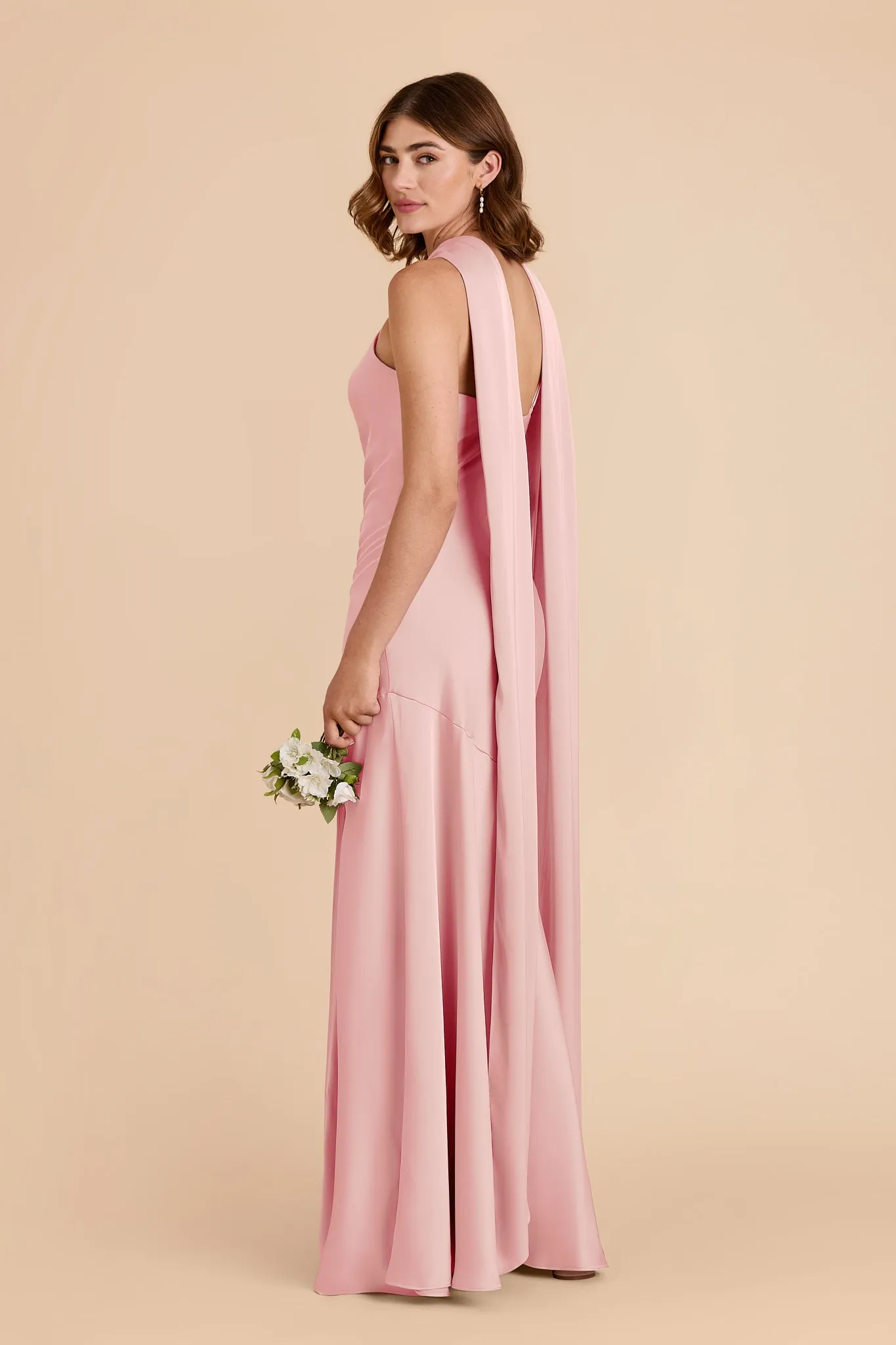 Eileen Matte Satin Dress - Fondant Pink sold by Birdy Grey product image thumbnail 4