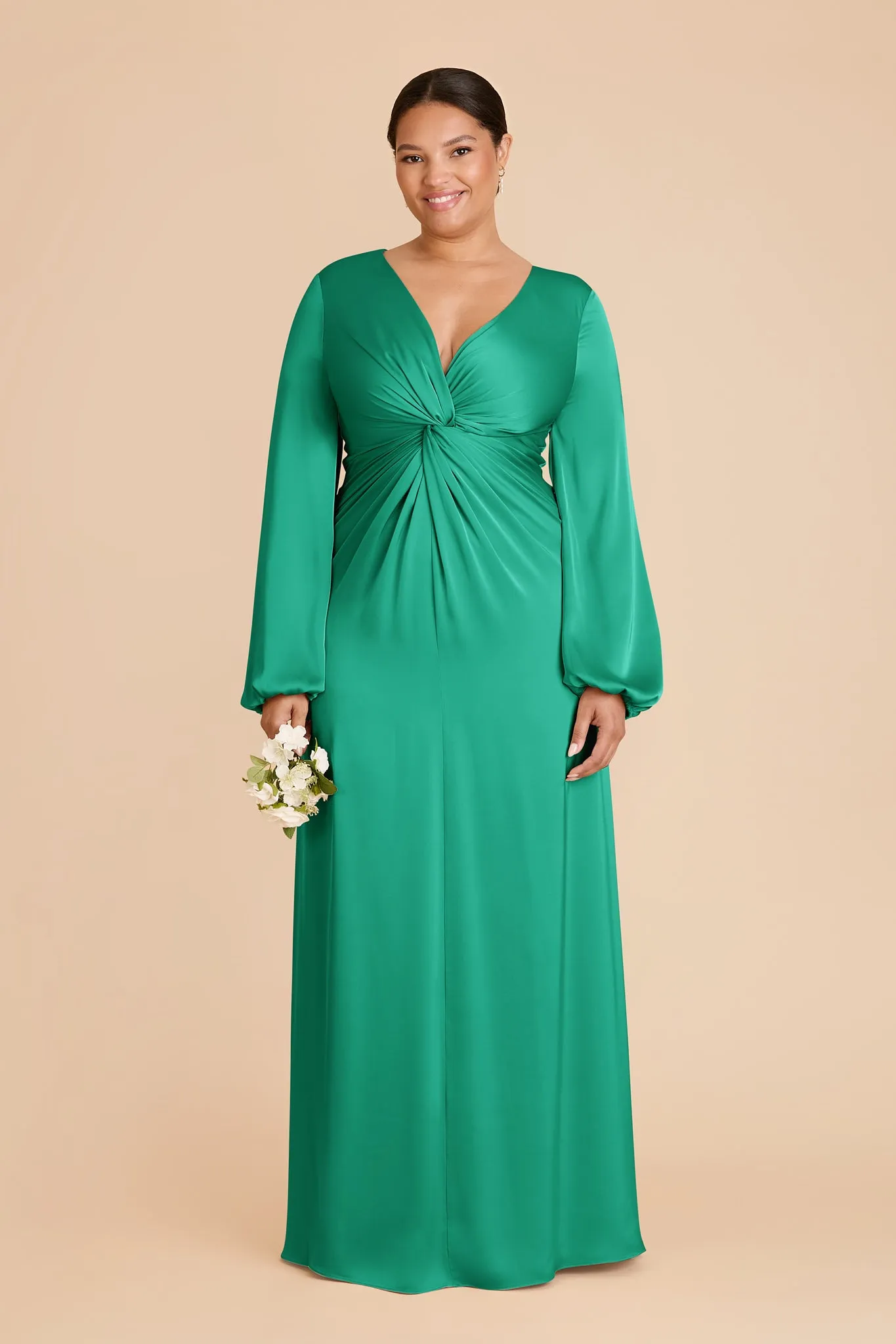Juniper Matte Satin Dress - Turquoise sold by Birdy Grey product image thumbnail 2