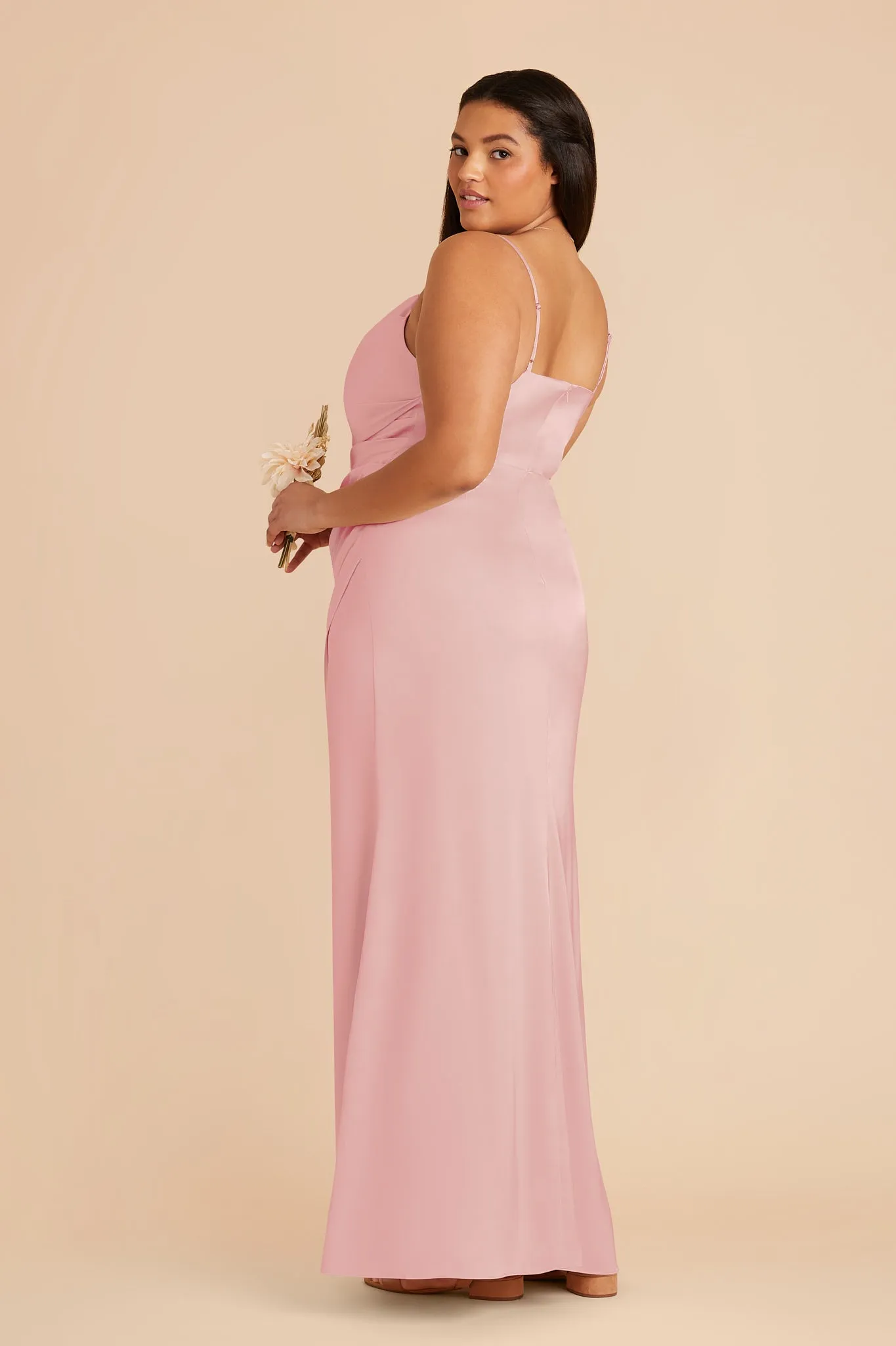Lydia Matte Satin Dress - Fondant Pink sold by Birdy Grey product image thumbnail 5