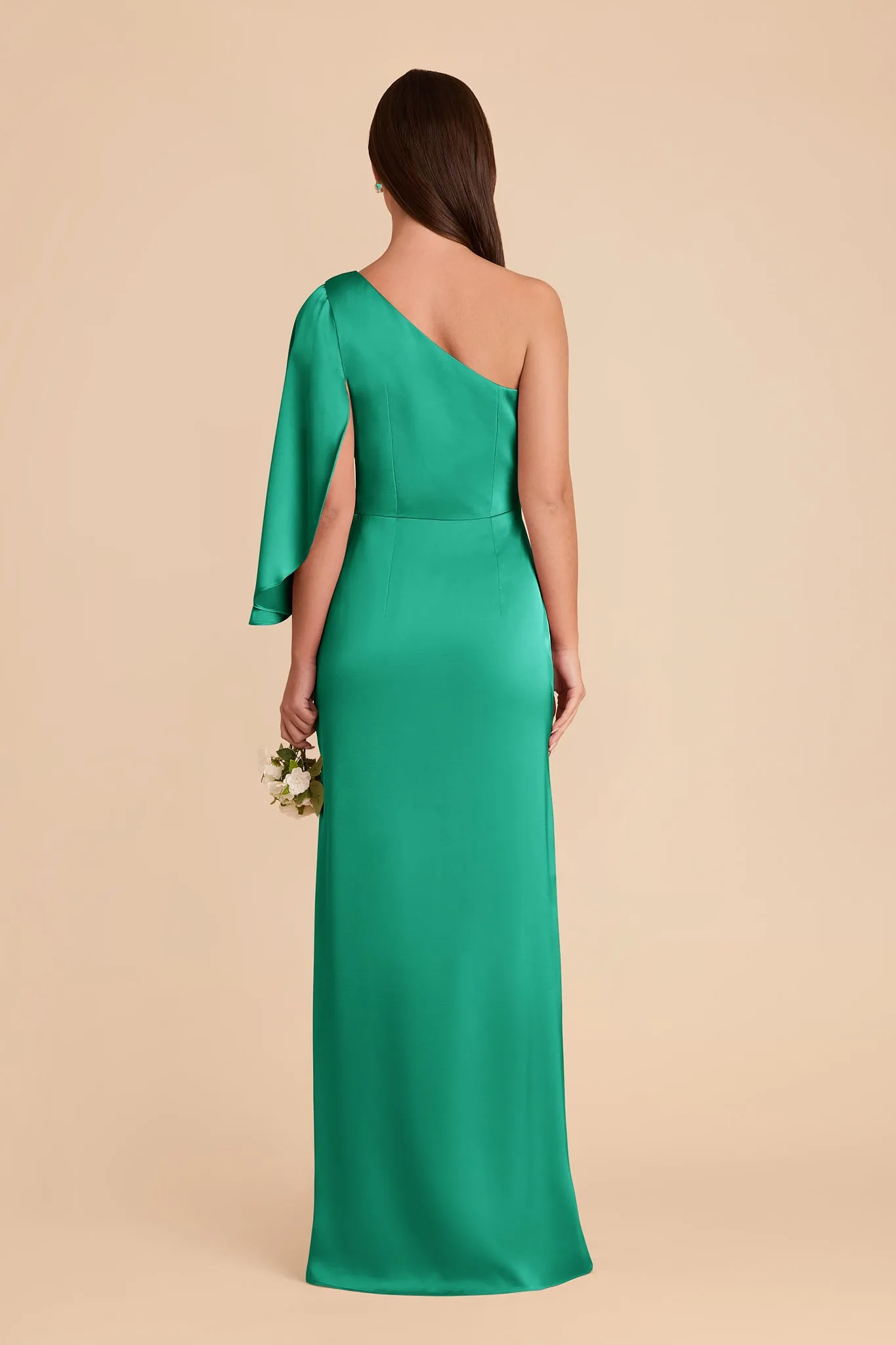 Christine Matte Satin Dress - Turquoise sold by Birdy Grey product image thumbnail 5