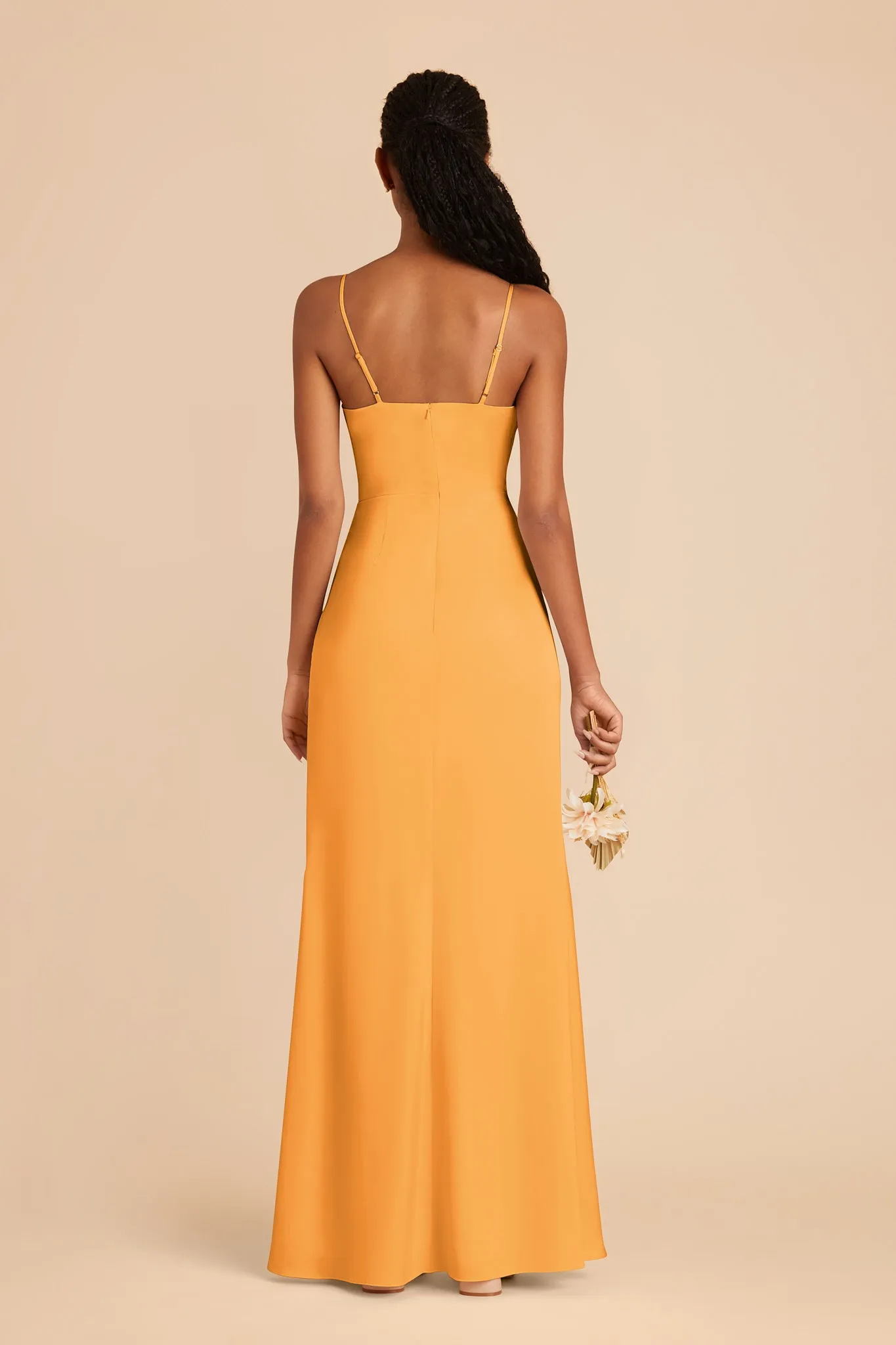 Lydia Matte Satin Dress - Mango sold by Birdy Grey product image thumbnail 4
