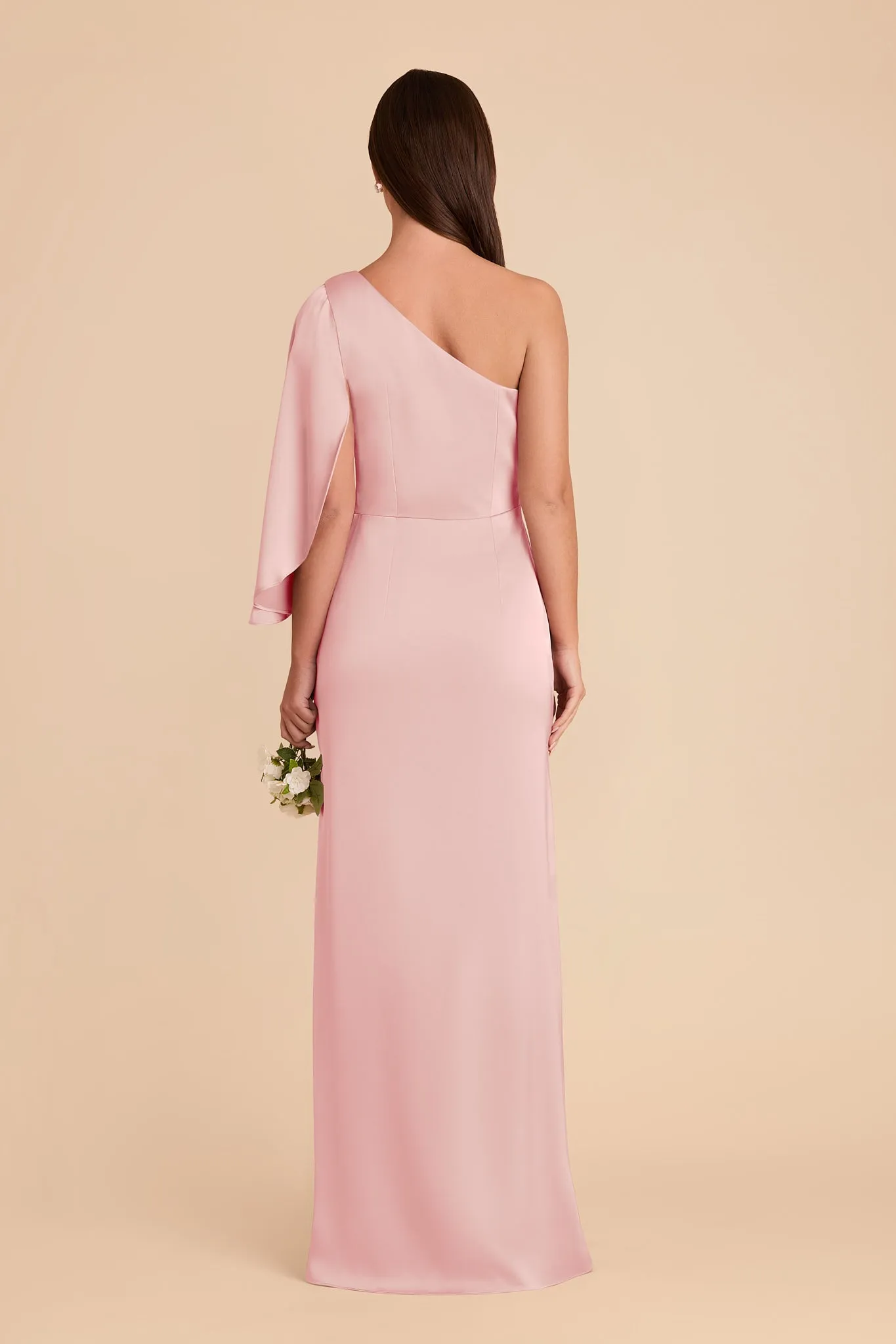 Christine Matte Satin Dress - Fondant Pink sold by Birdy Grey product image thumbnail 5