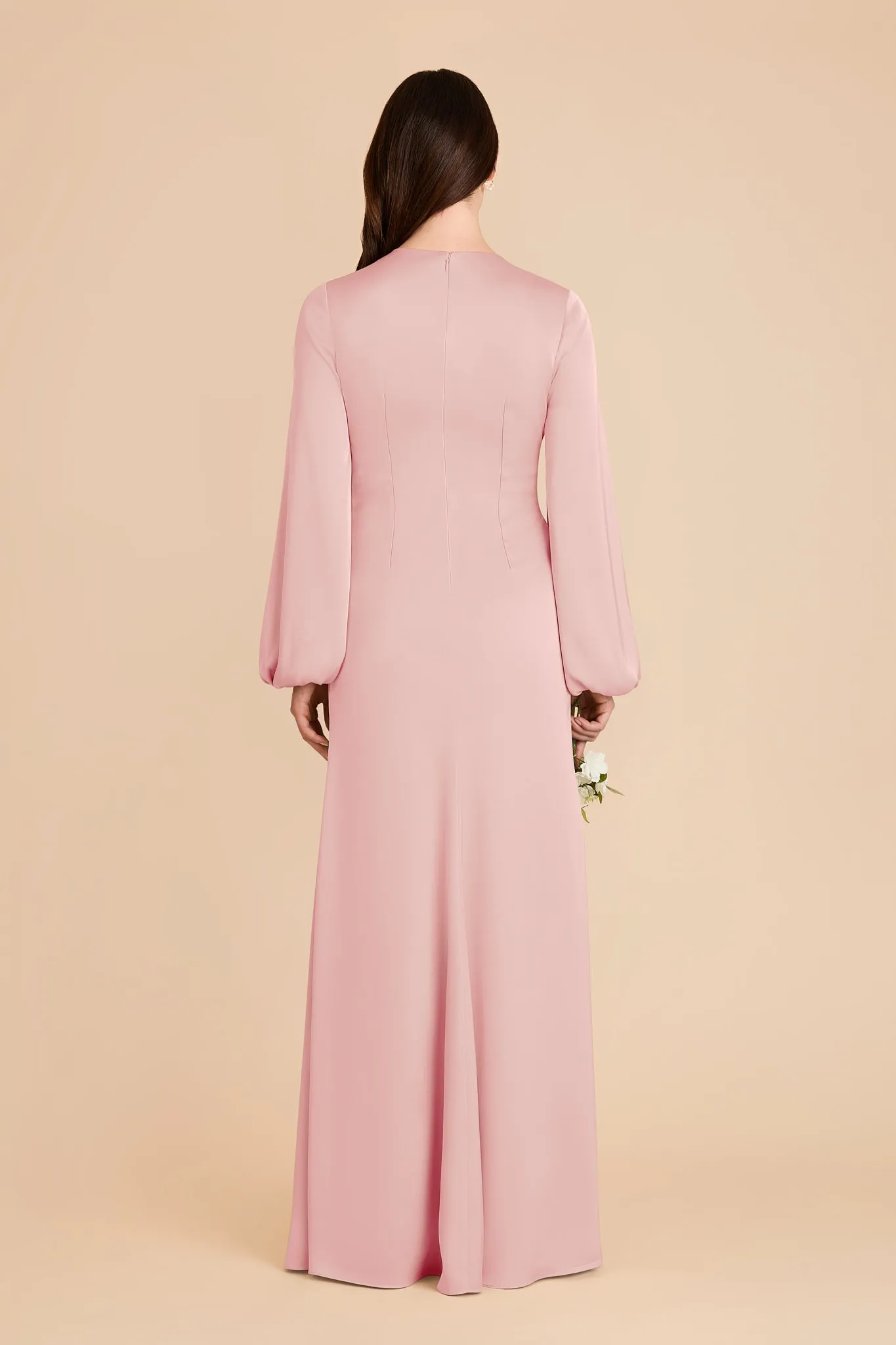 Juniper Matte Satin Dress - Fondant Pink sold by Birdy Grey product image thumbnail 5