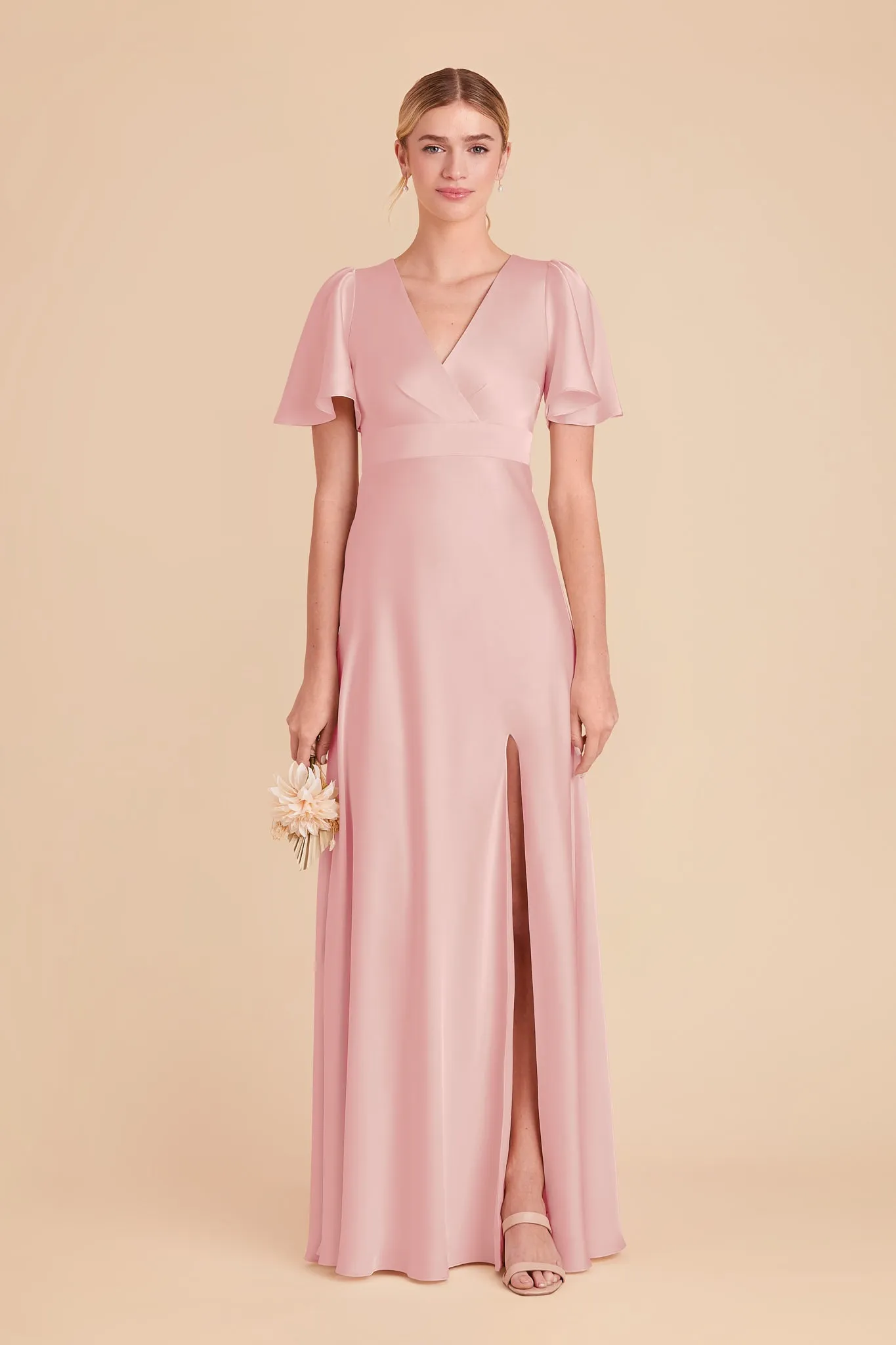 Marni Matte Satin Dress - Fondant Pink sold by Birdy Grey