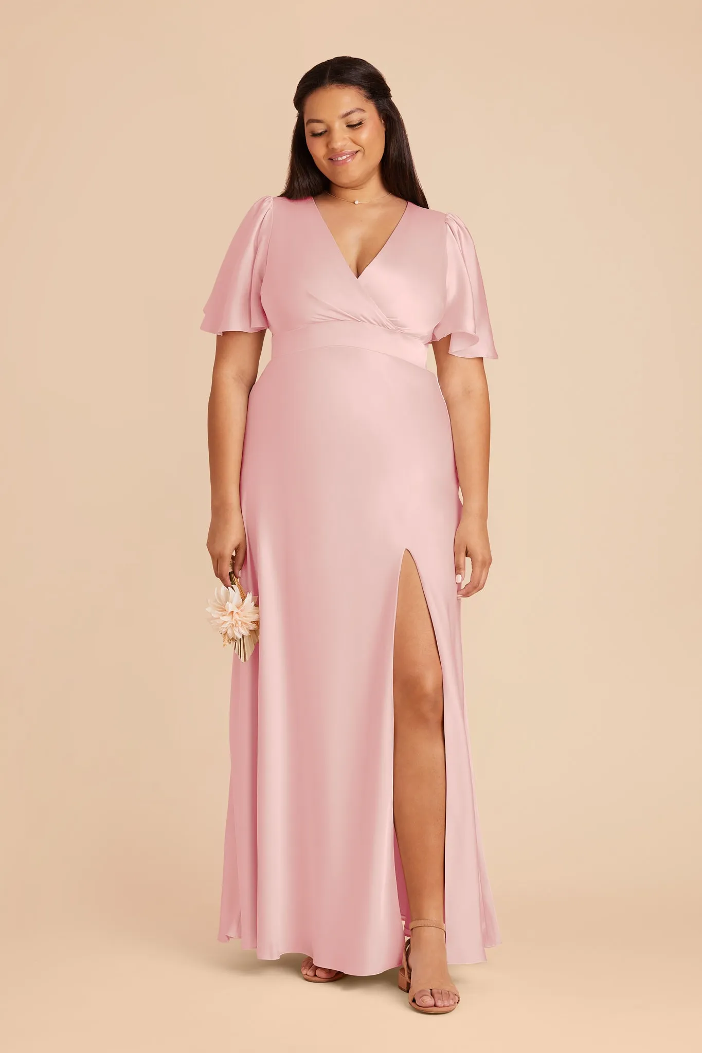 Marni Matte Satin Dress - Fondant Pink sold by Birdy Grey product image thumbnail 2