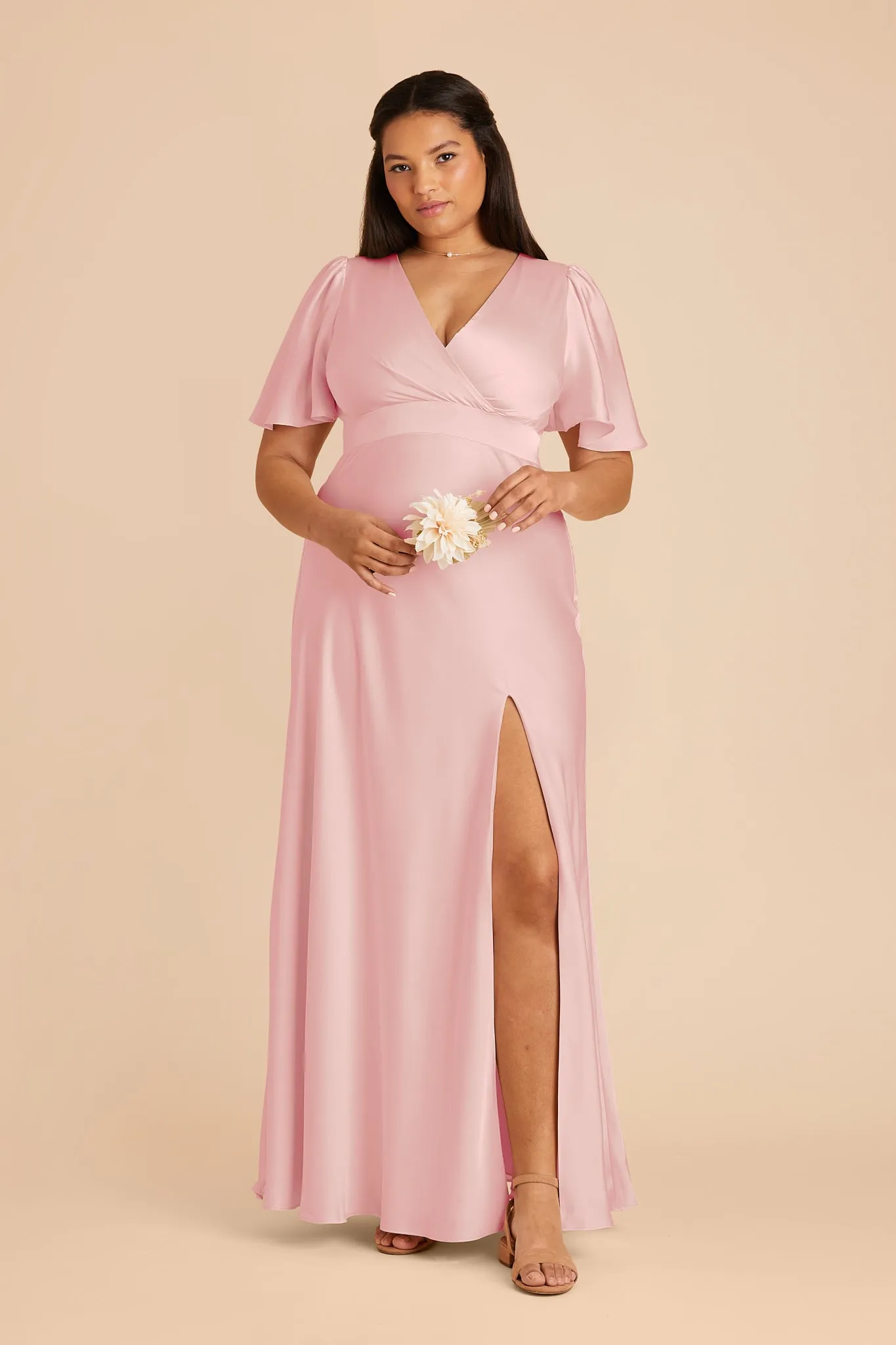 Marni Matte Satin Dress - Fondant Pink sold by Birdy Grey product image thumbnail 5