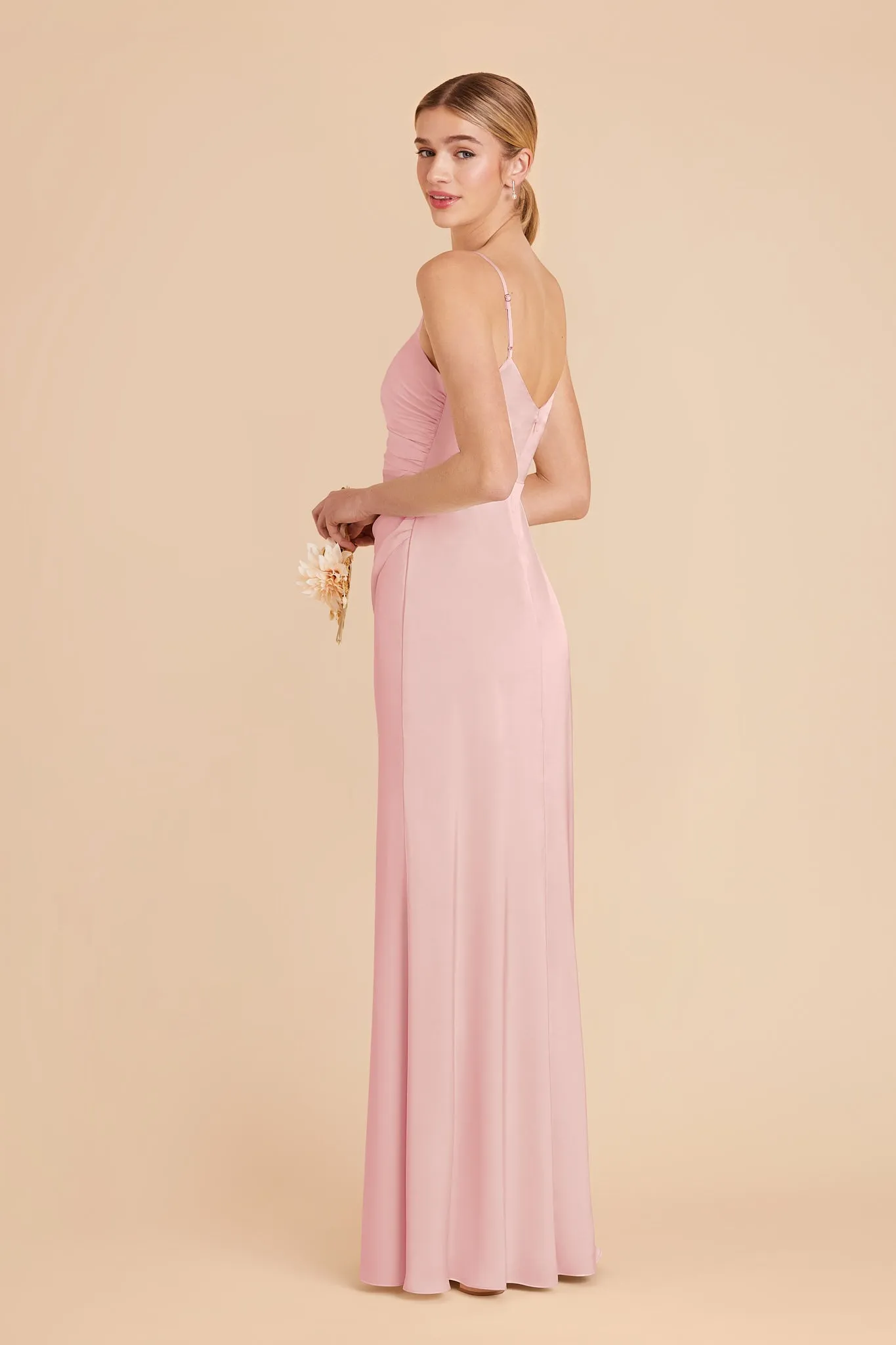 Catherine Matte Satin Dress - Fondant Pink sold by Birdy Grey product image thumbnail 2