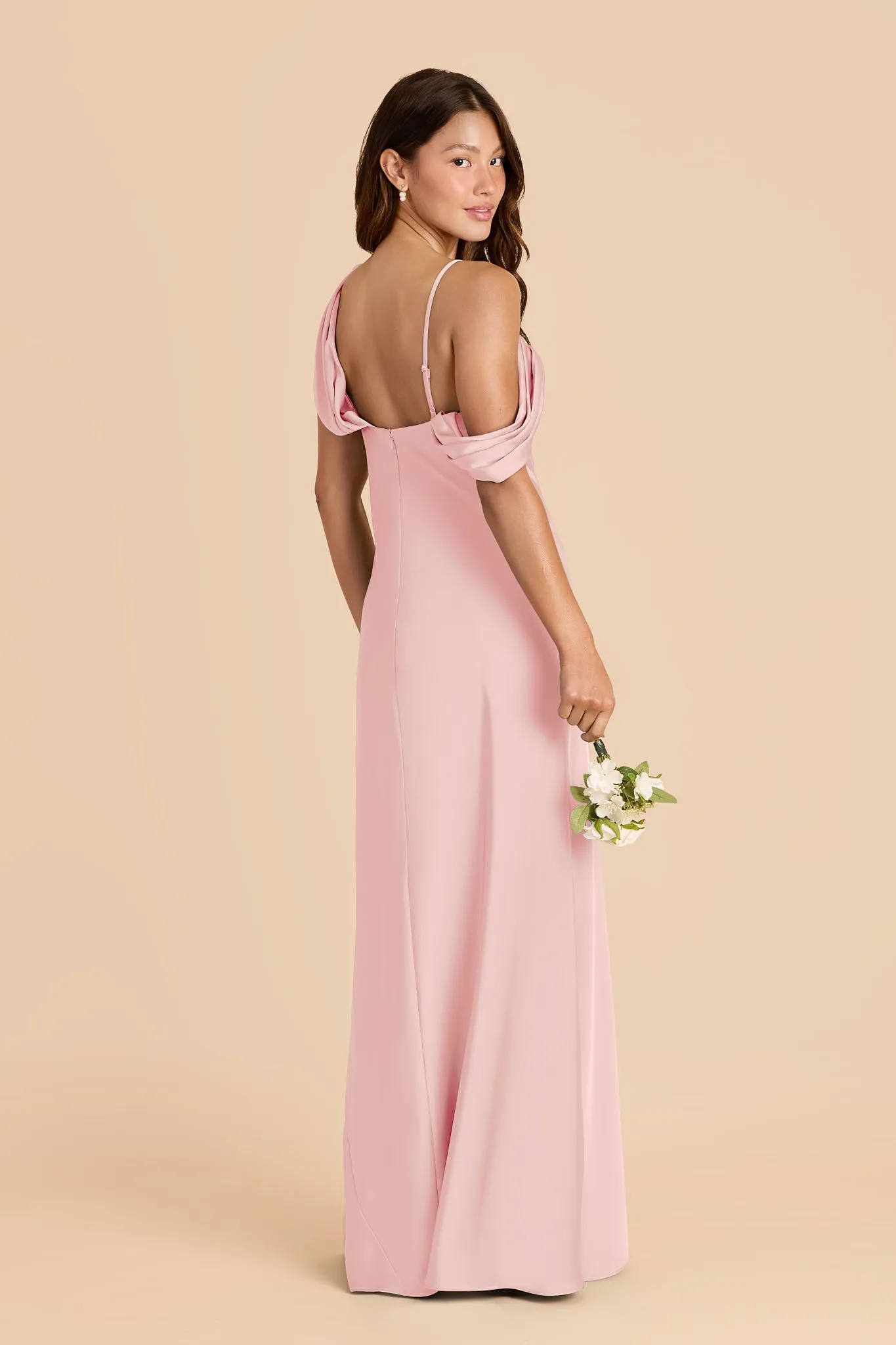 Freya Matte Satin Dress - Fondant Pink sold by Birdy Grey product image thumbnail 4