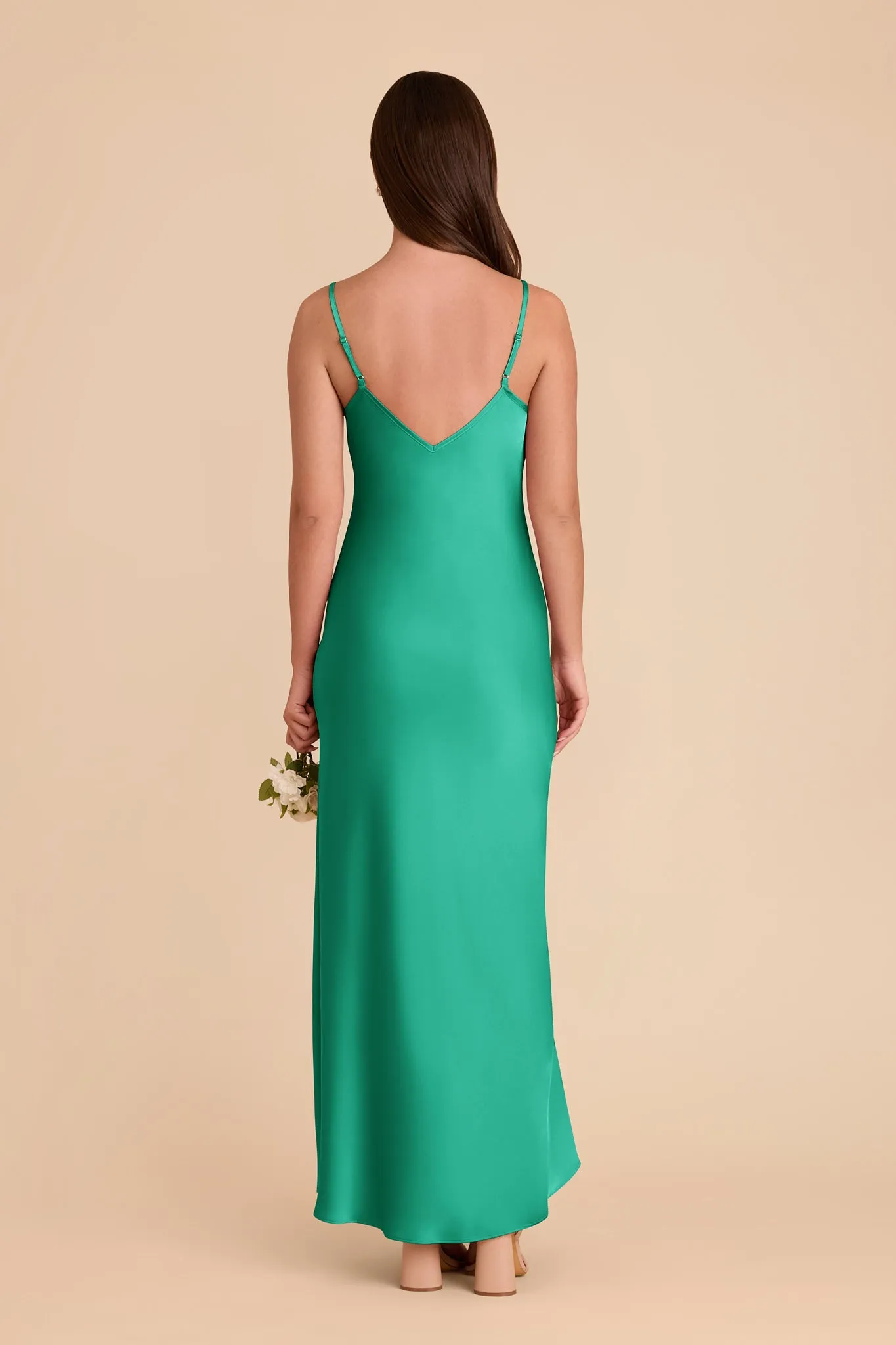Alice Matte Satin Dress - Turquoise sold by Birdy Grey product image thumbnail 5