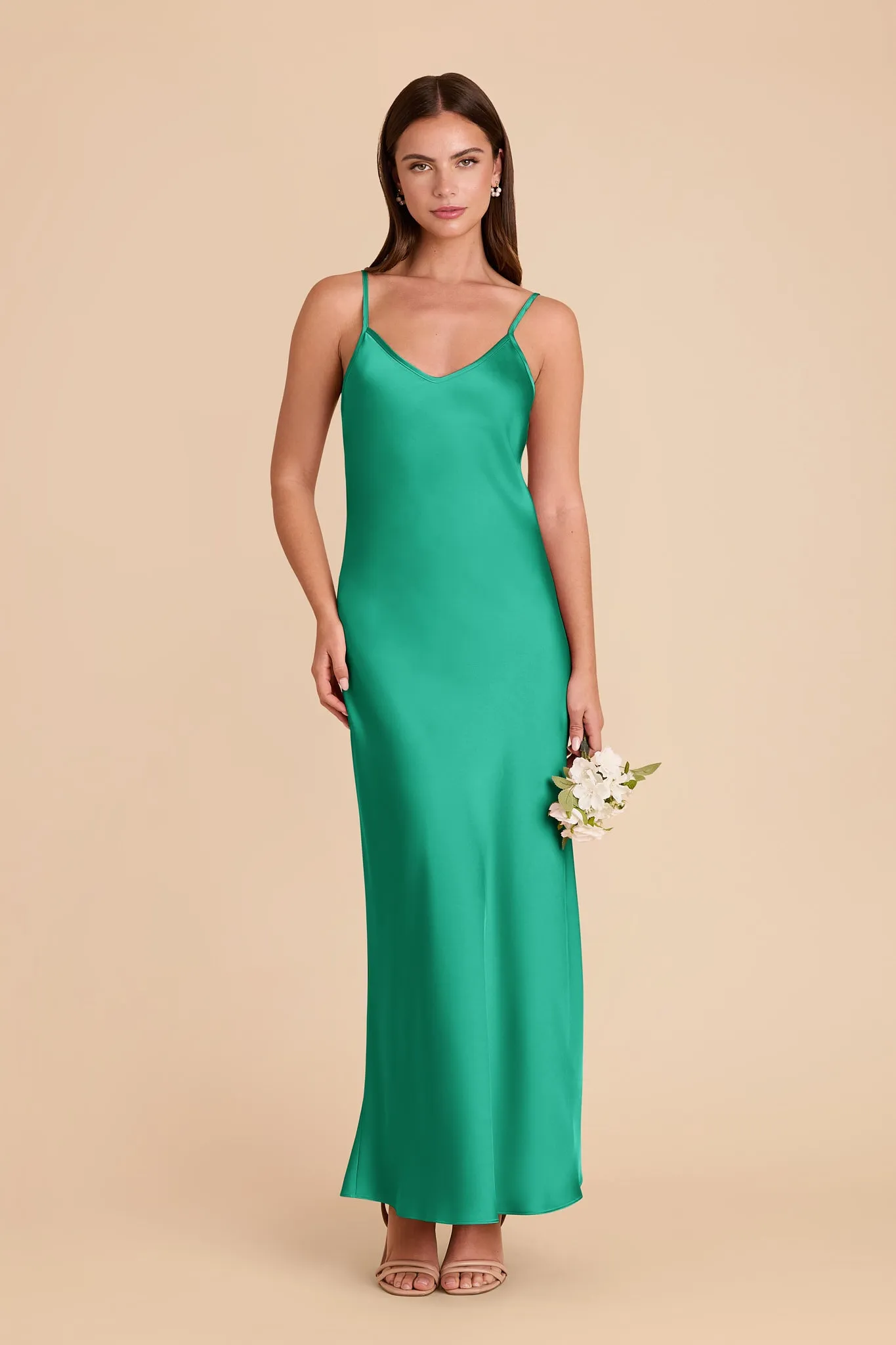 Alice Matte Satin Dress - Turquoise sold by Birdy Grey
