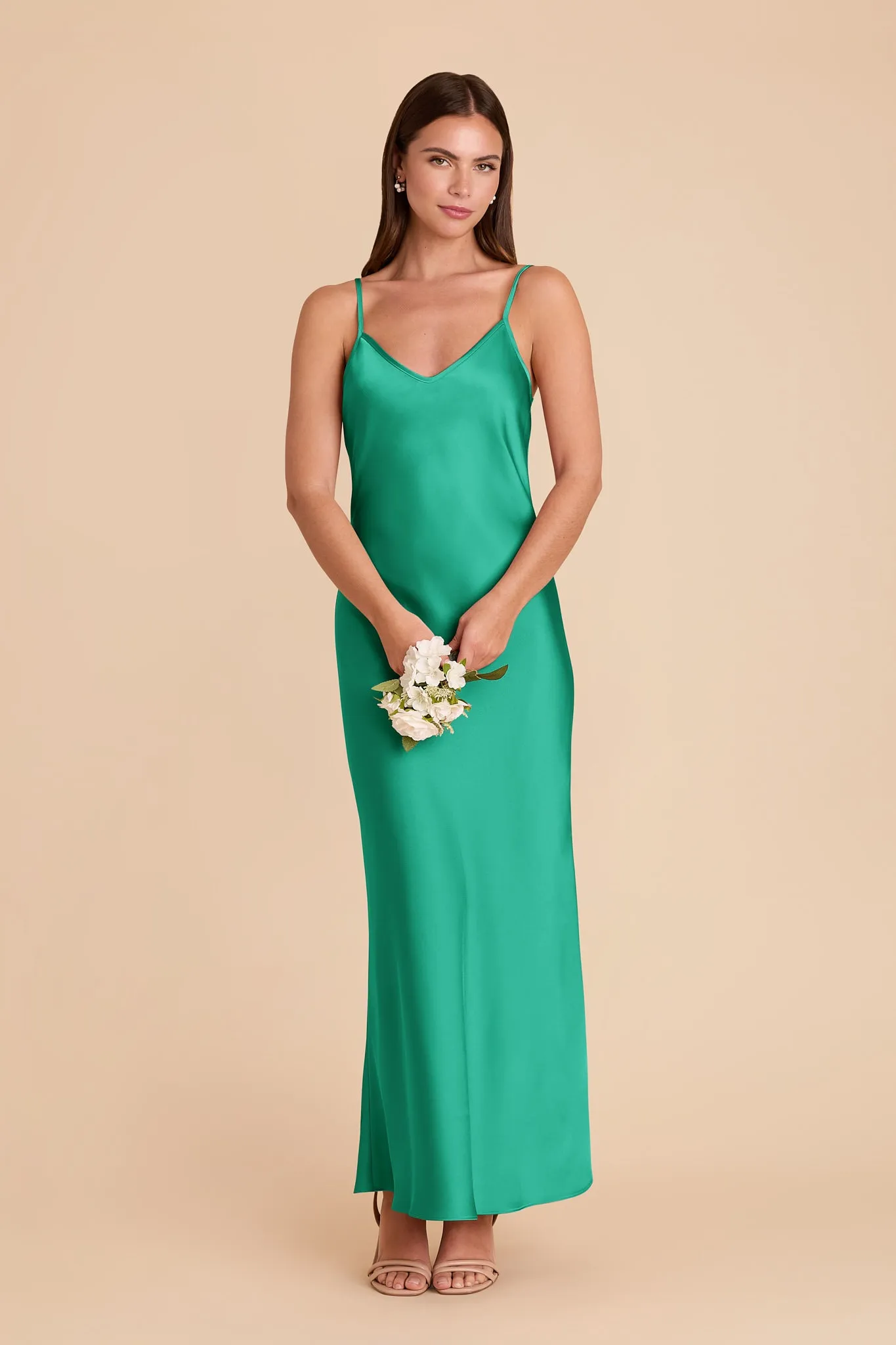 Alice Matte Satin Dress - Turquoise sold by Birdy Grey product image thumbnail 3