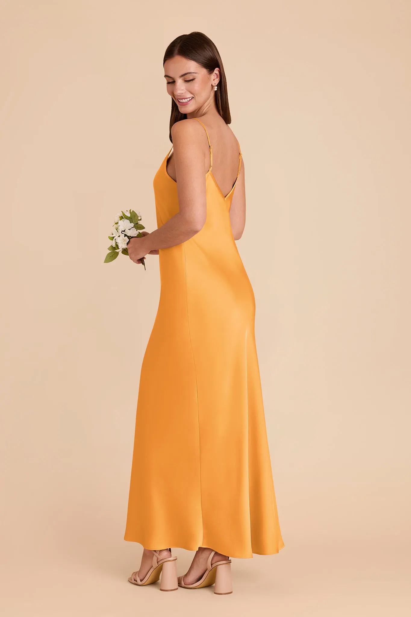 Alice Matte Satin Dress - Mango sold by Birdy Grey product image thumbnail 4