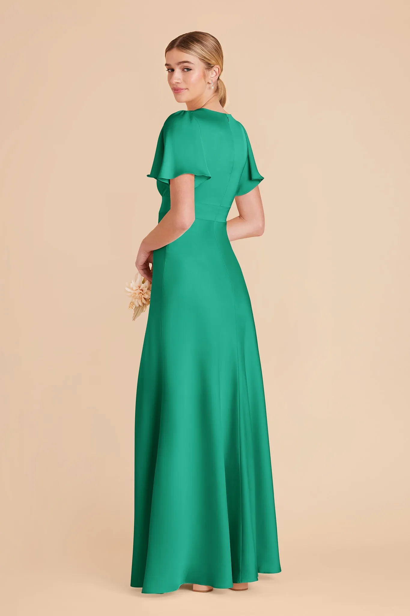Marni Matte Satin Dress - Turquoise sold by Birdy Grey product image thumbnail 3