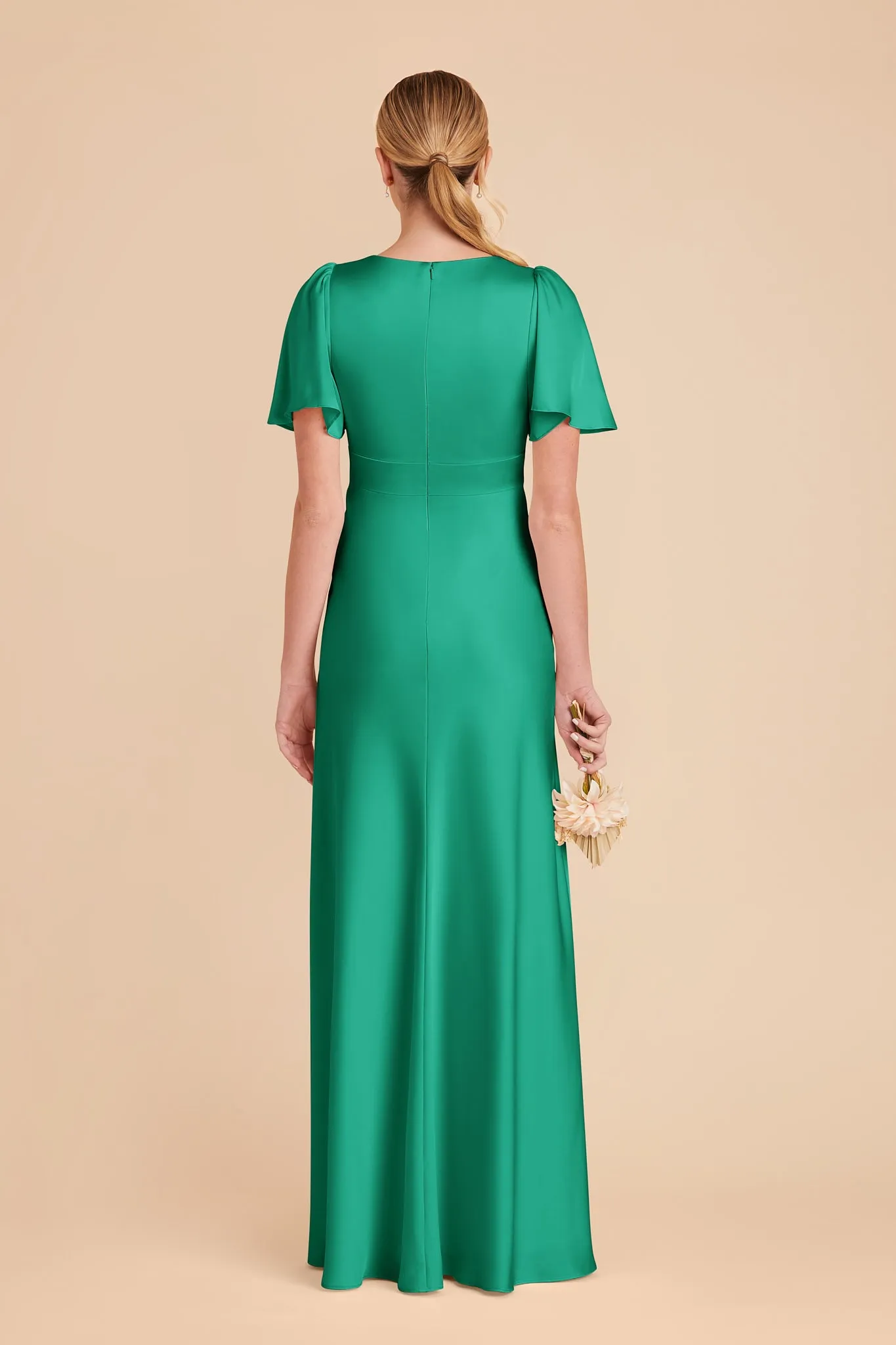 Marni Matte Satin Dress - Turquoise sold by Birdy Grey product image thumbnail 4