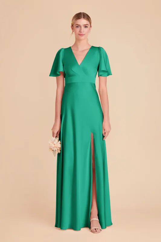 Marni Matte Satin Dress - Turquoise sold by Birdy Grey
