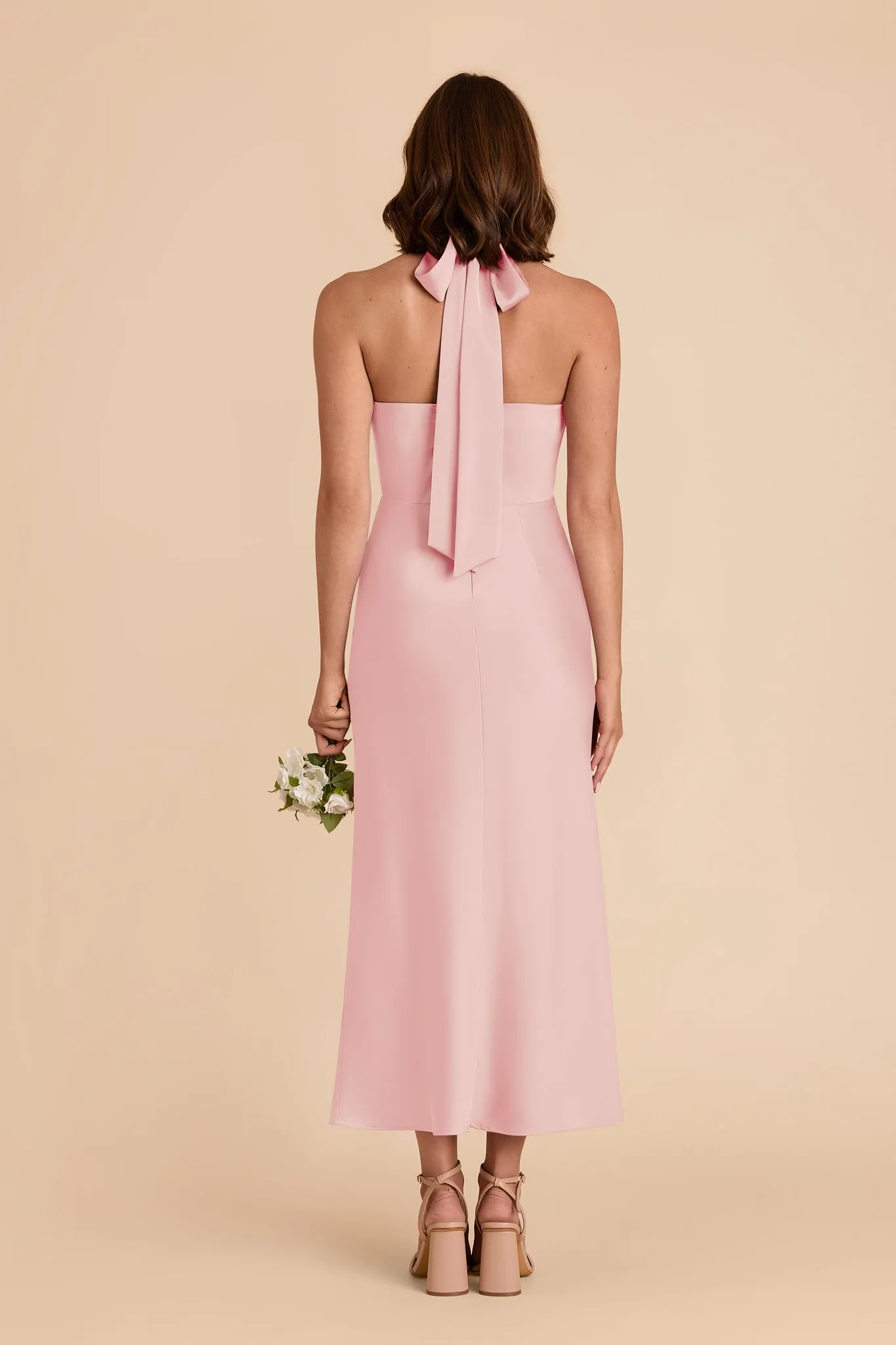 Monique Matte Satin Dress - Fondant Pink sold by Birdy Grey product image thumbnail 5