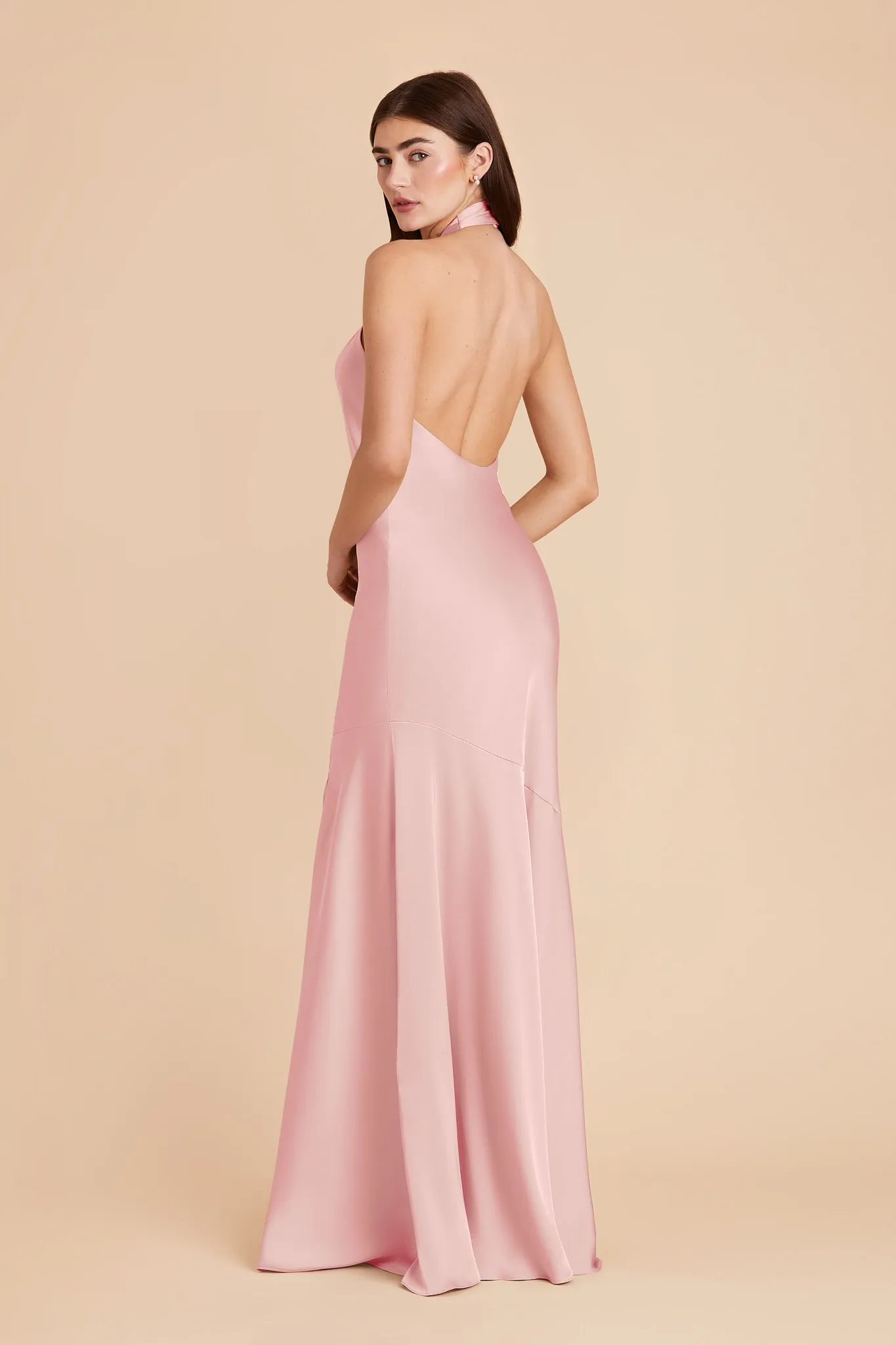 Stephanie Matte Satin Dress - Fondant Pink sold by Birdy Grey product image thumbnail 4