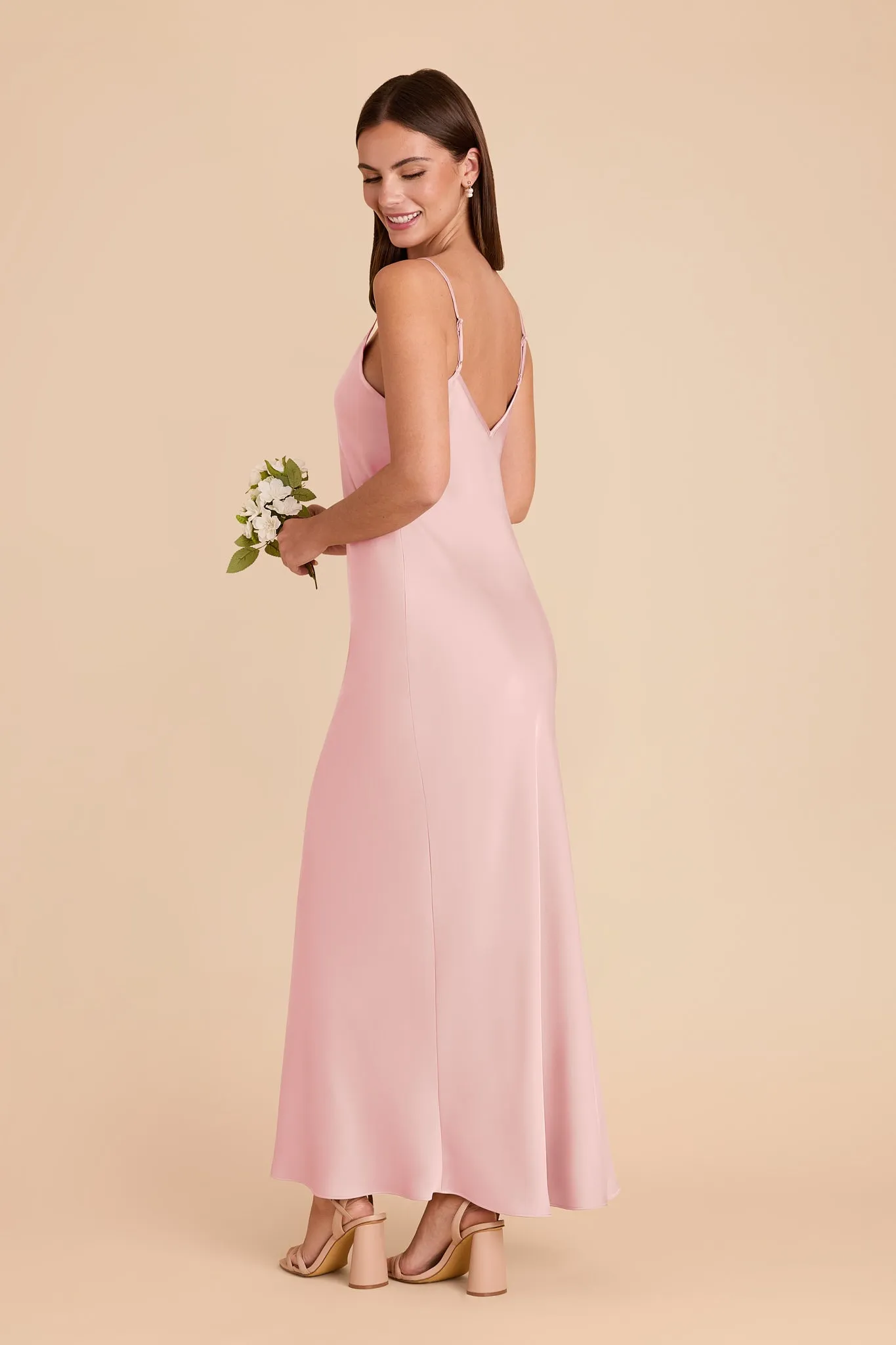 Alice Matte Satin Dress - Fondant Pink sold by Birdy Grey product image thumbnail 4