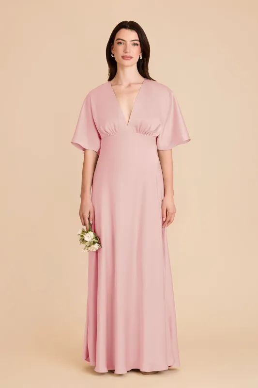 Shyla Matte Satin Dress - Fondant Pink sold by Birdy Grey