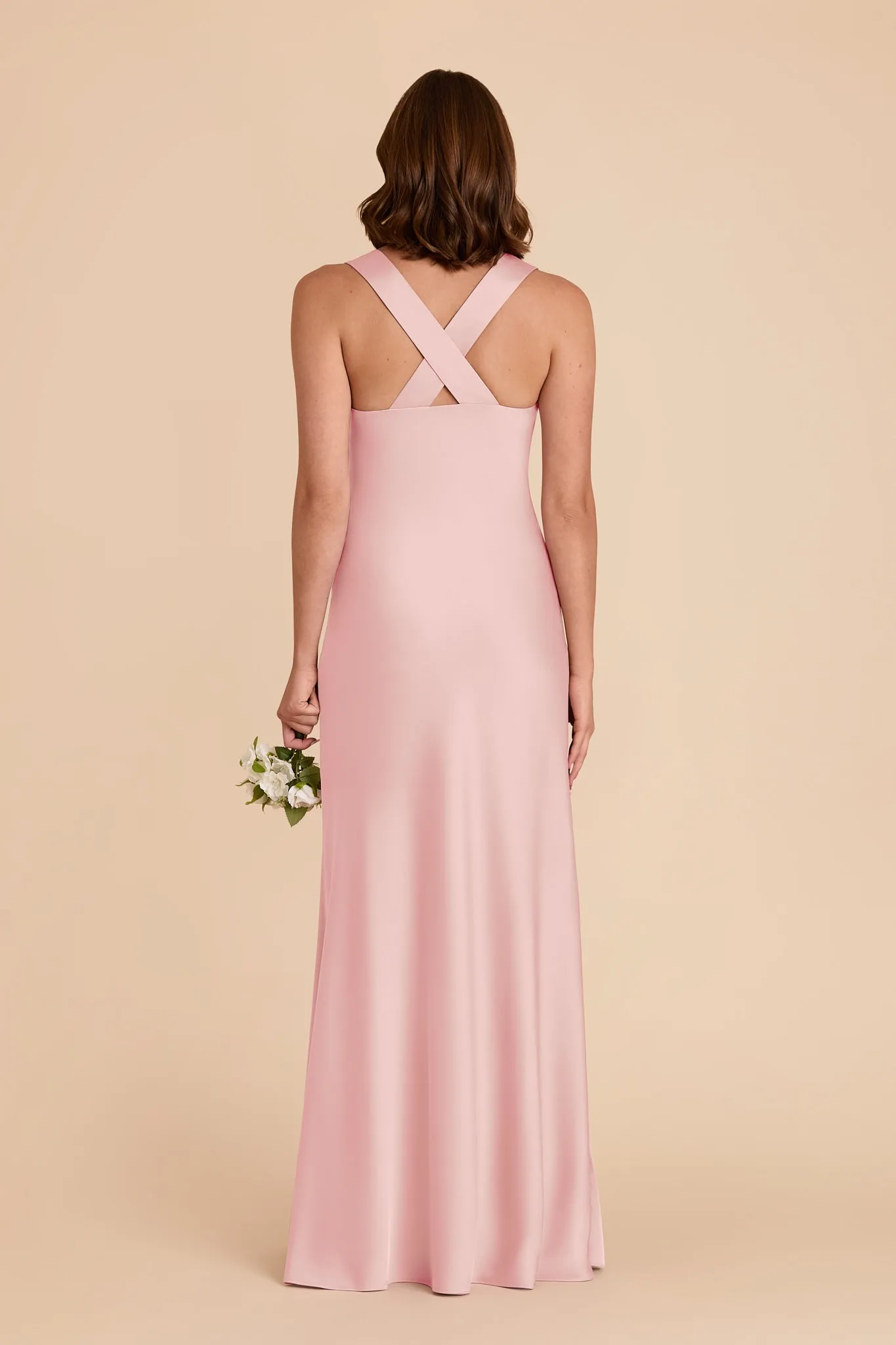 Veronica Matte Satin Dress - Fondant Pink sold by Birdy Grey product image thumbnail 5